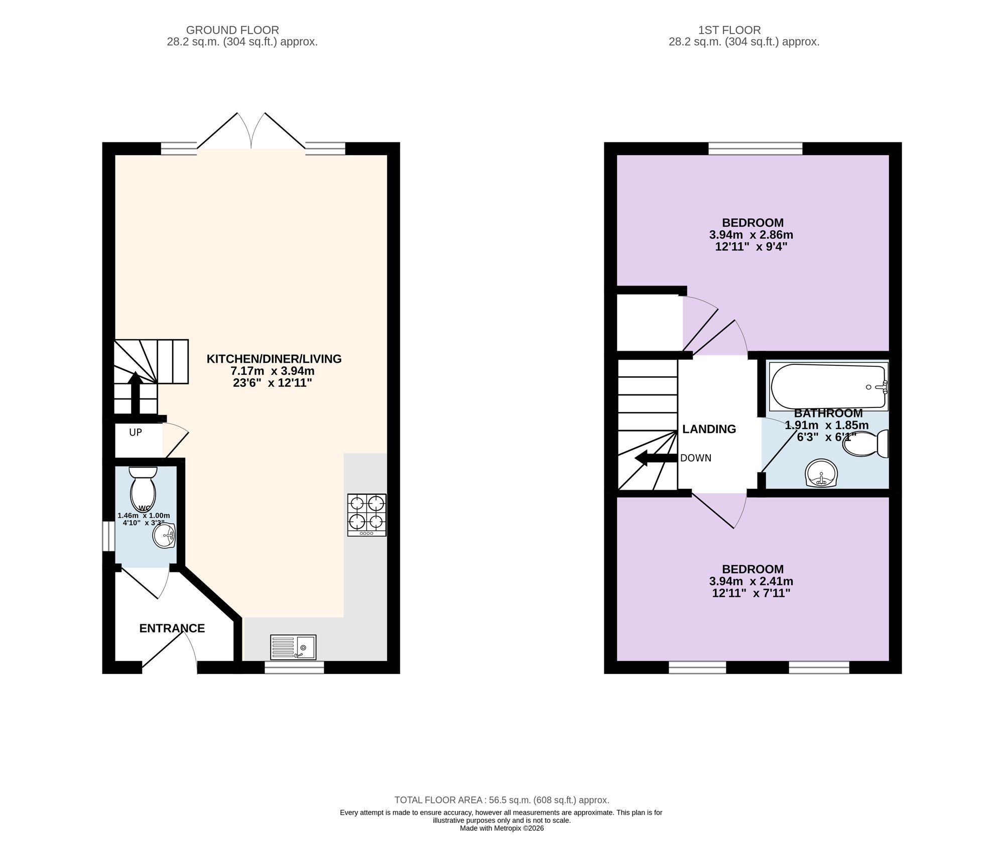 Primrose Road, Preston floorplan