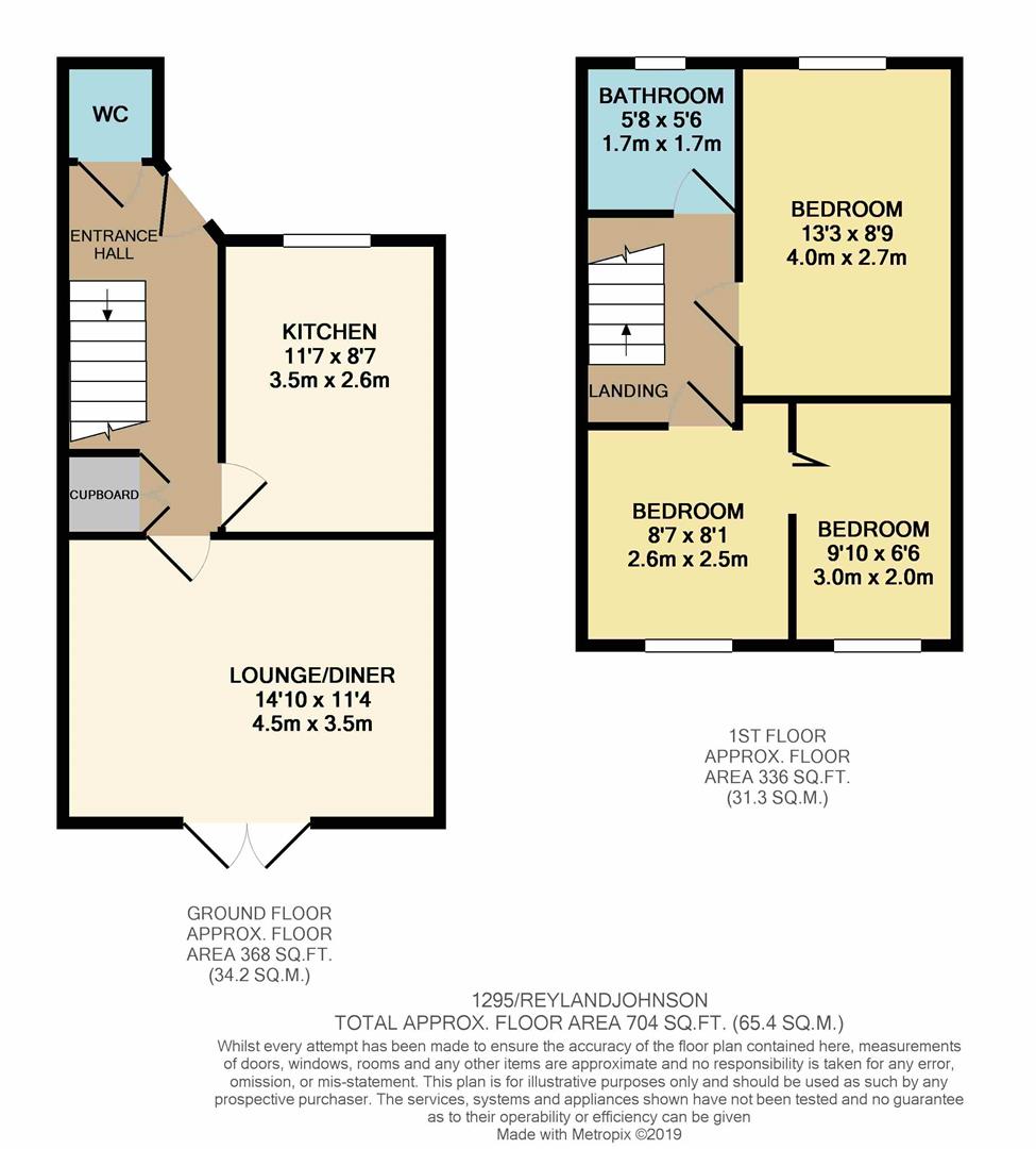 212, Spencers Croft, Harlow floorplan