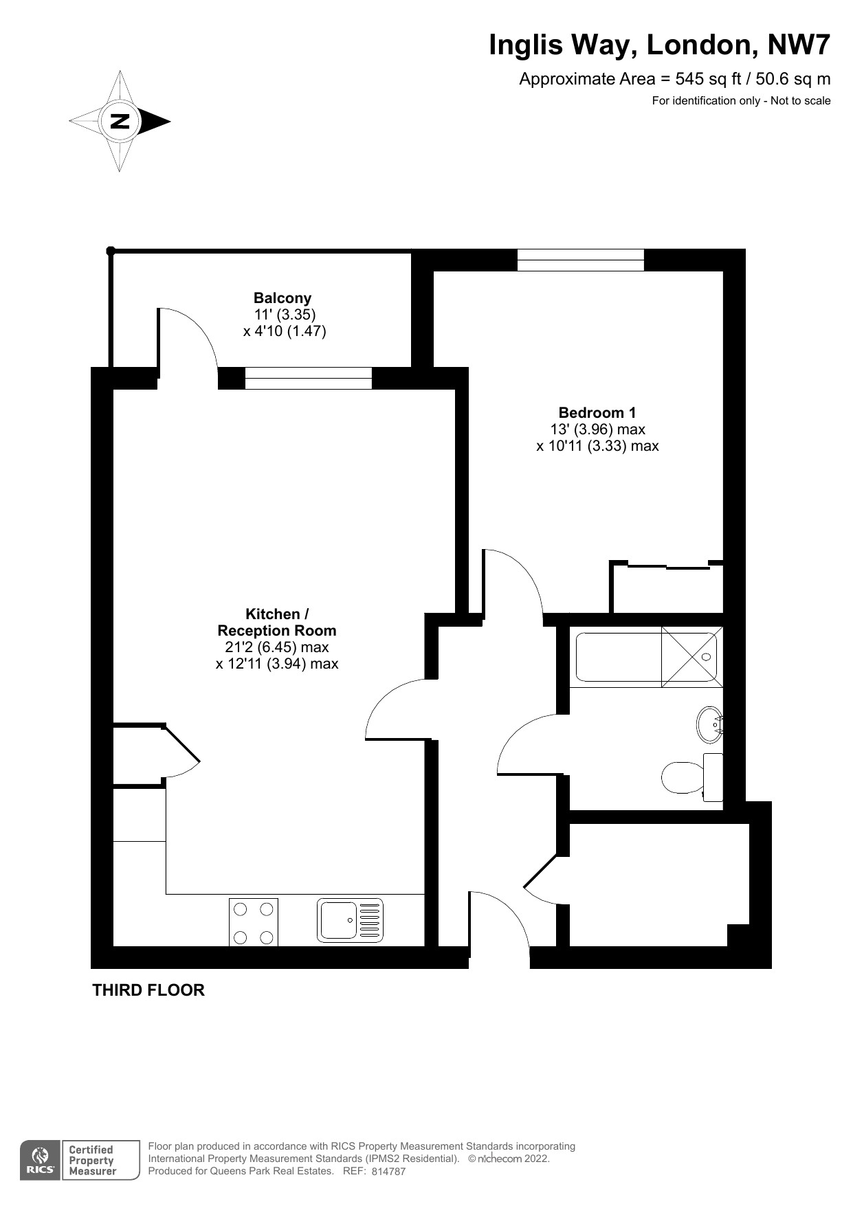 50 Wrest House,, 27 Inglis Way, L, Mill Hill NW7, Mill Hill floorplan
