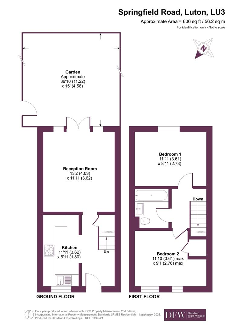 3, Springfield Road, Luton floorplan