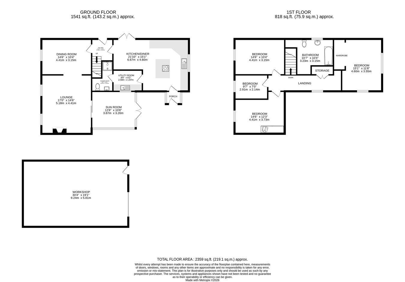 Tresaeson, Haverfordwest floorplan