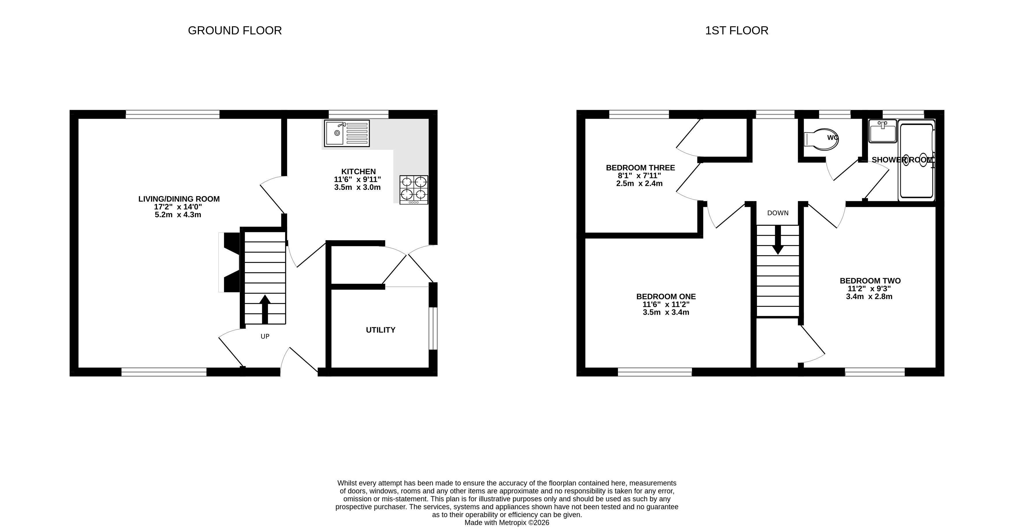13, Weyhill Close, Swindon floorplan