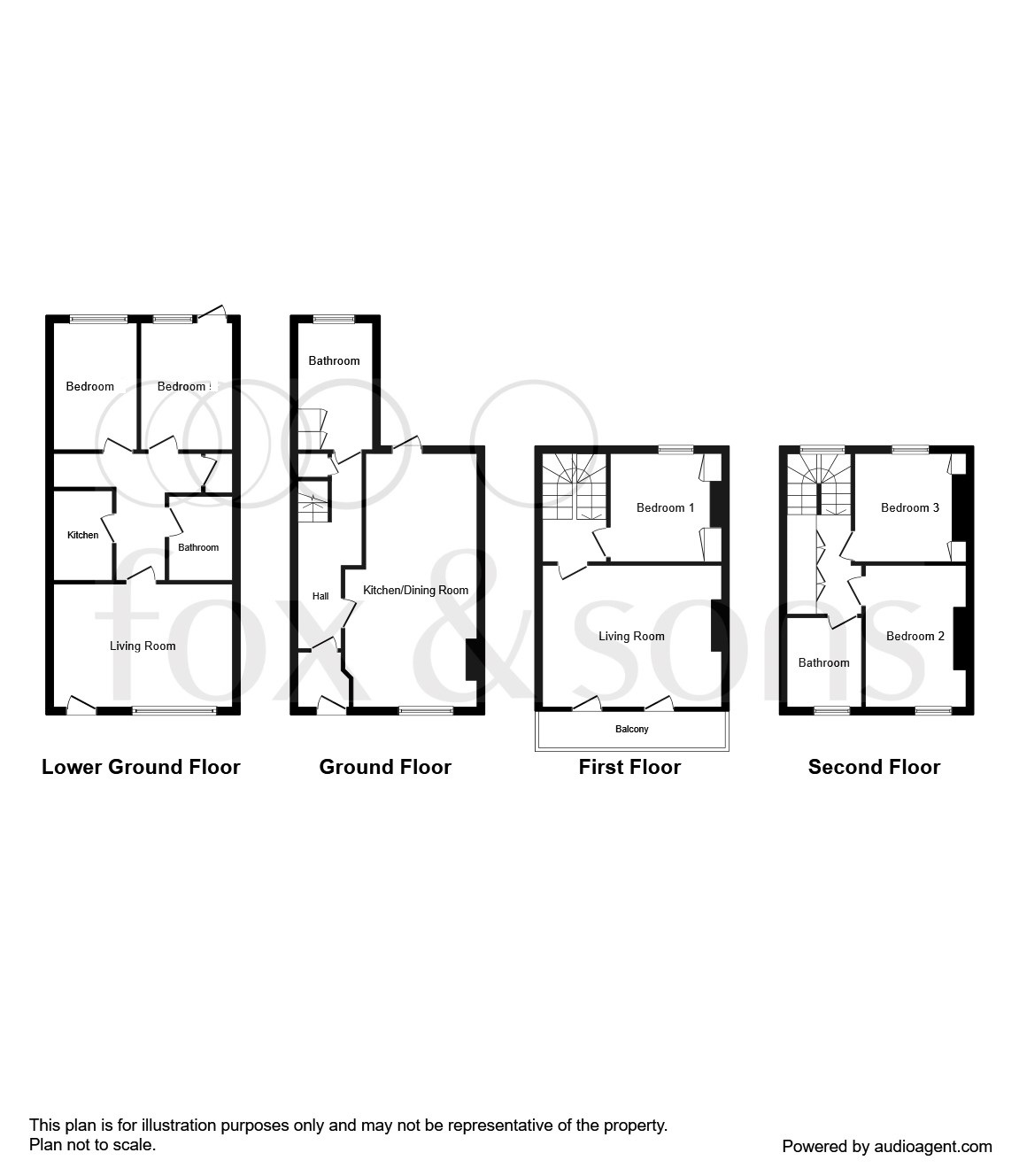 3 Bedrooms Town house for sale in Marina, St. Leonards-On-Sea TN38