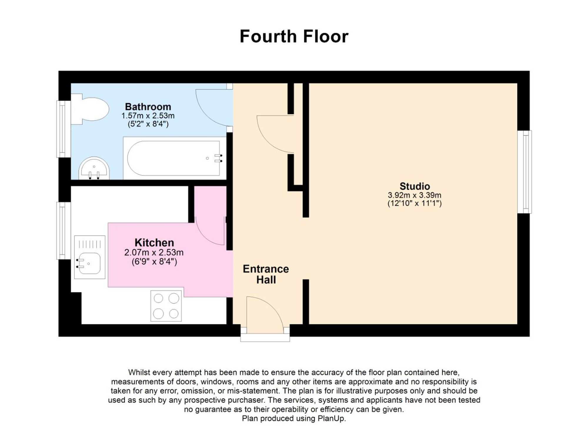 Flat 22 - Branksome House, Westgate Street, Cardiff, Cardiff floorplan