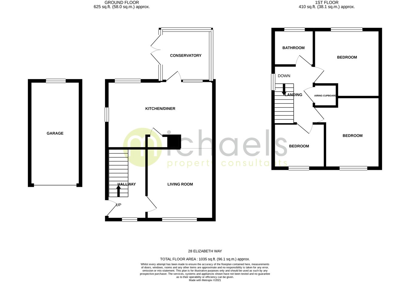 28, Elizabeth Way, Colchester floorplan