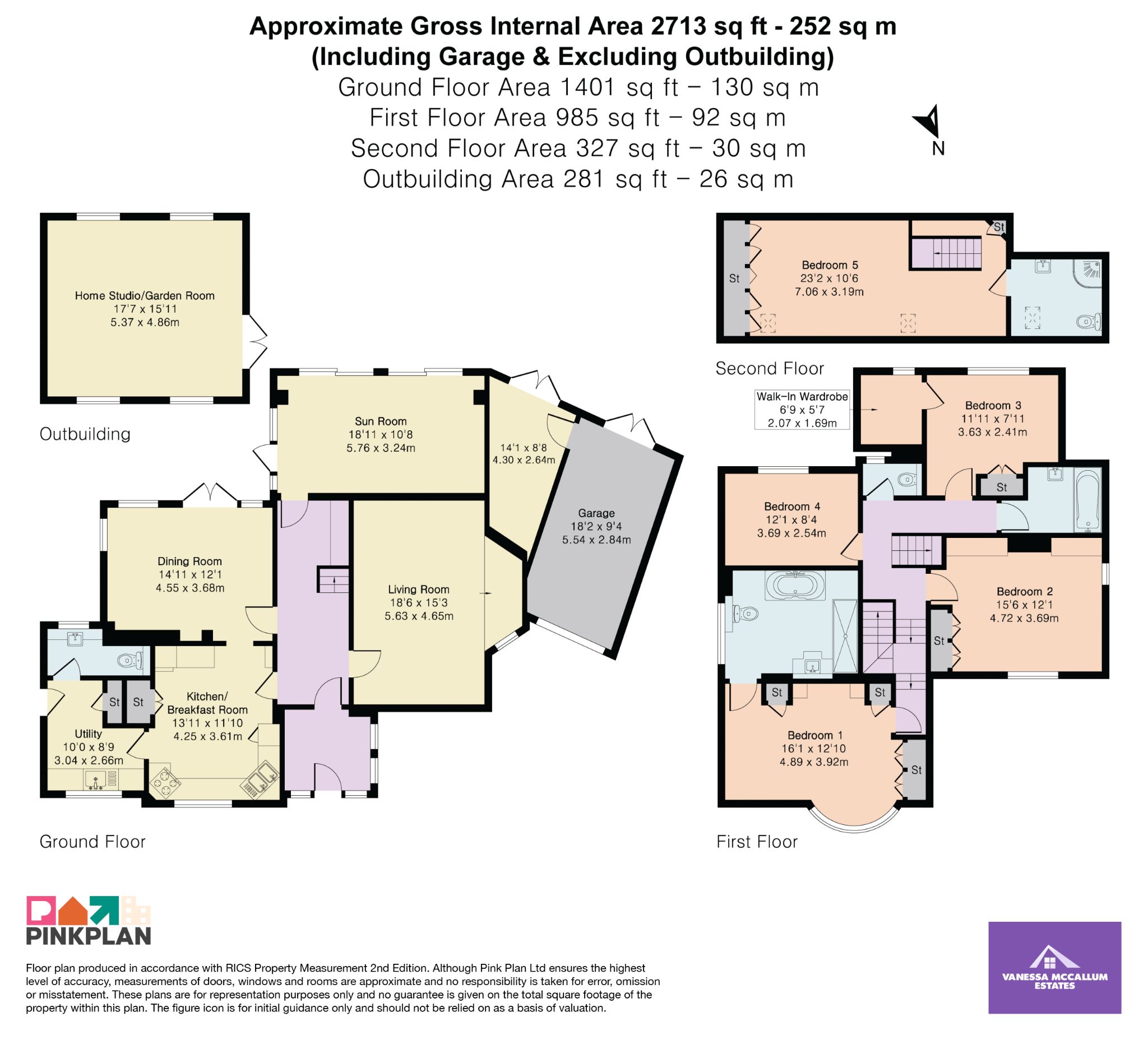 4 Heath Drive, Potters Bar floorplan