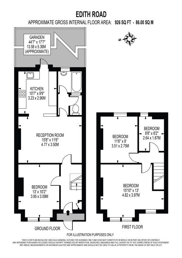 Edith Road, Wimbledon floorplan