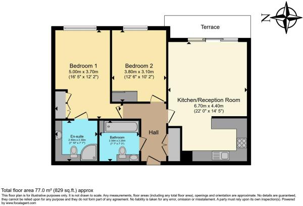 Flat 406, Latitude Court, Albert Basin Way, London floorplan