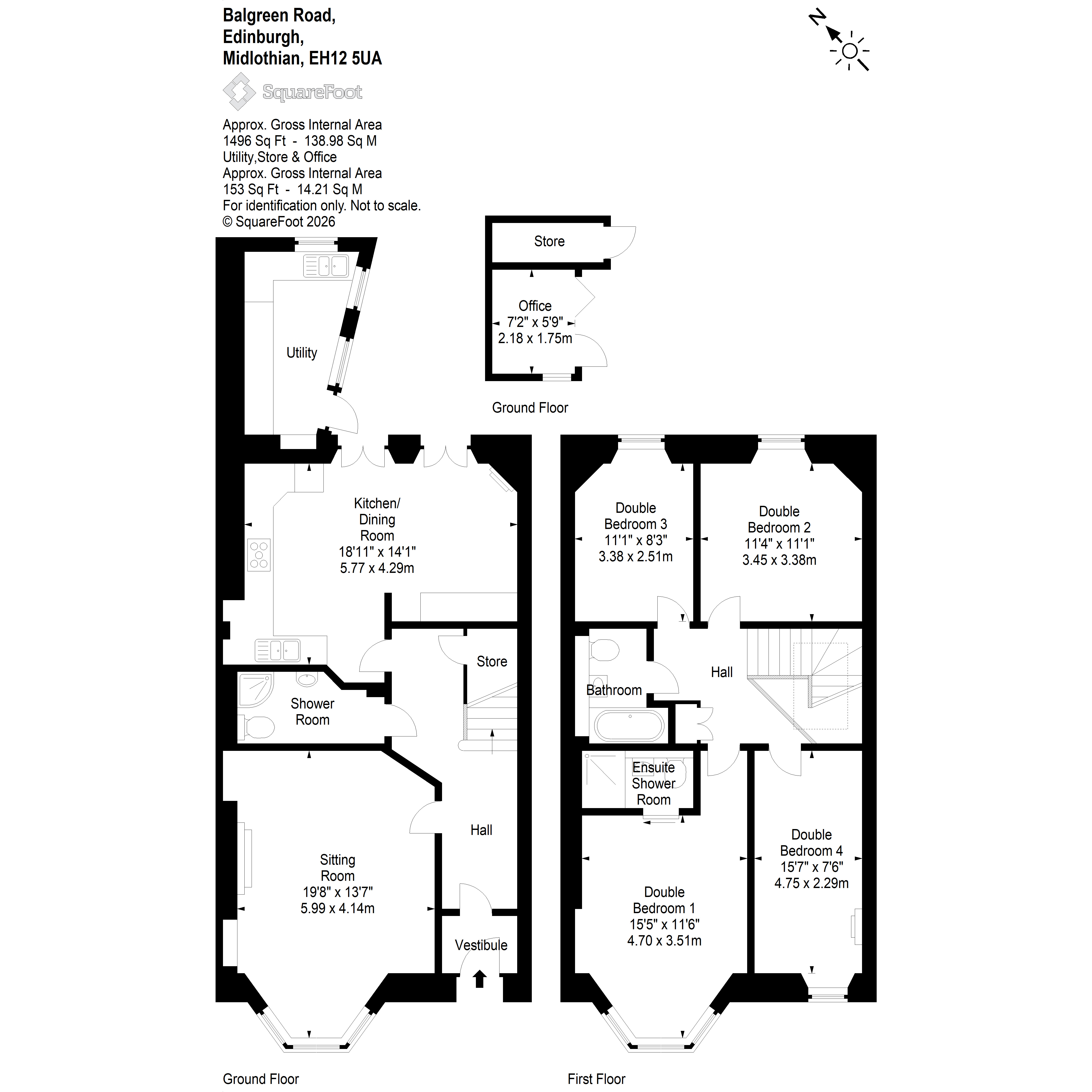 81, Balgreen Road, EDINBURGH floorplan