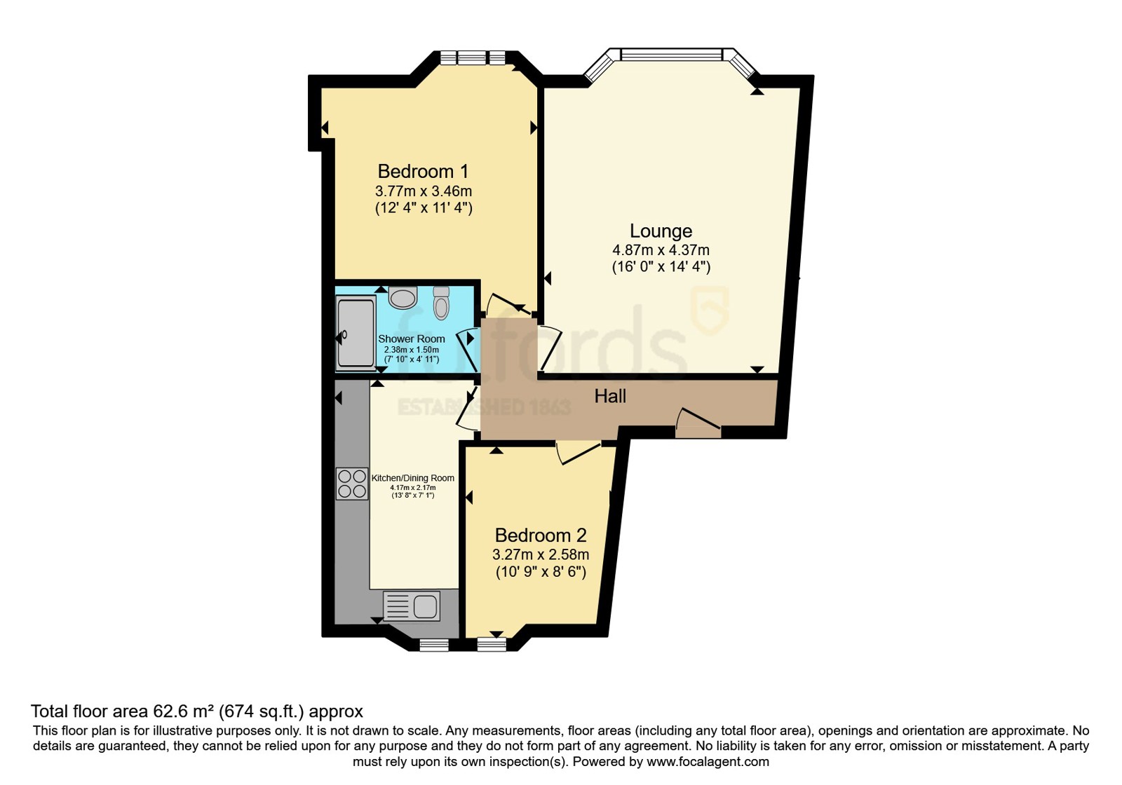 54A,, Victoria Street, Devon floorplan