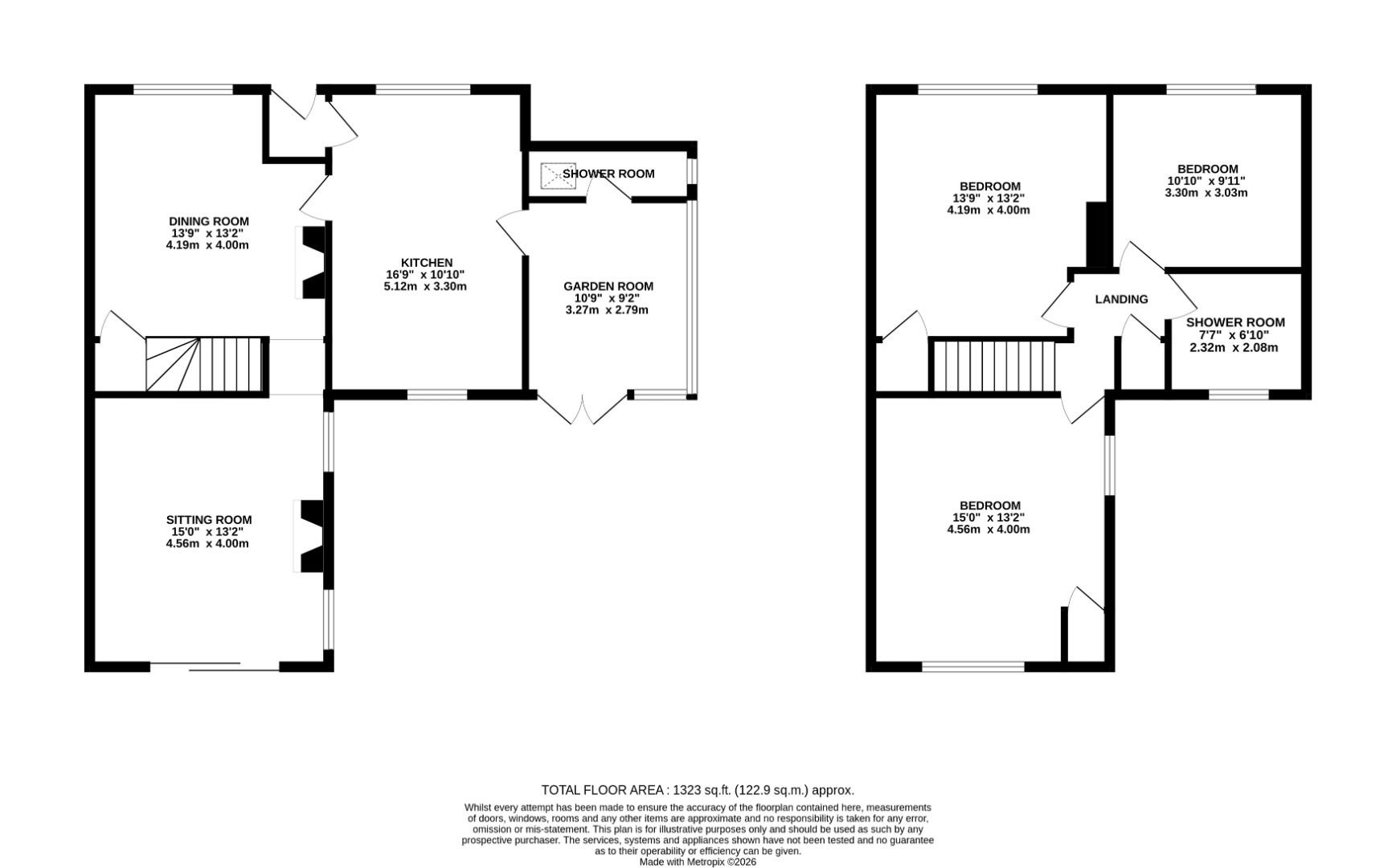 22, Heathside, Appledore floorplan