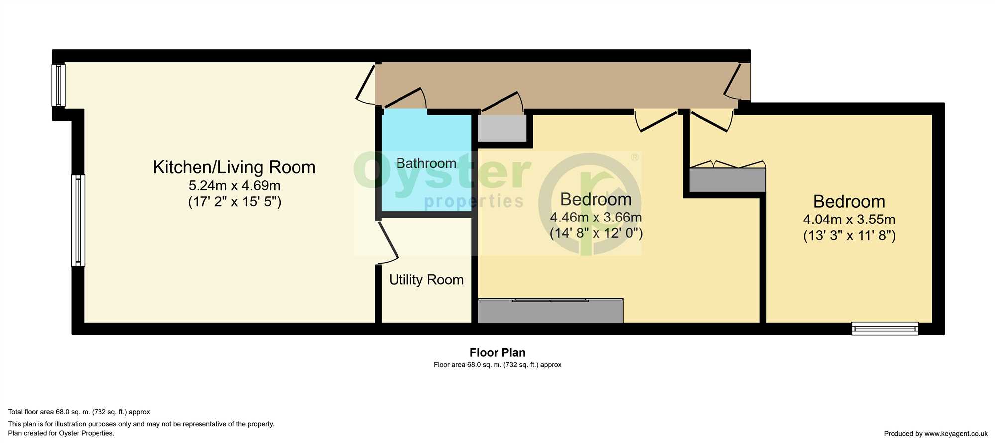 2 Bedrooms Flat to rent in Harvest Court, York Way, Watford WD25