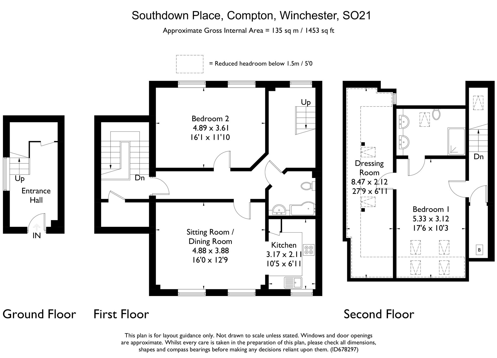 9 Southdown Place Shepherds Lane, Winchester floorplan
