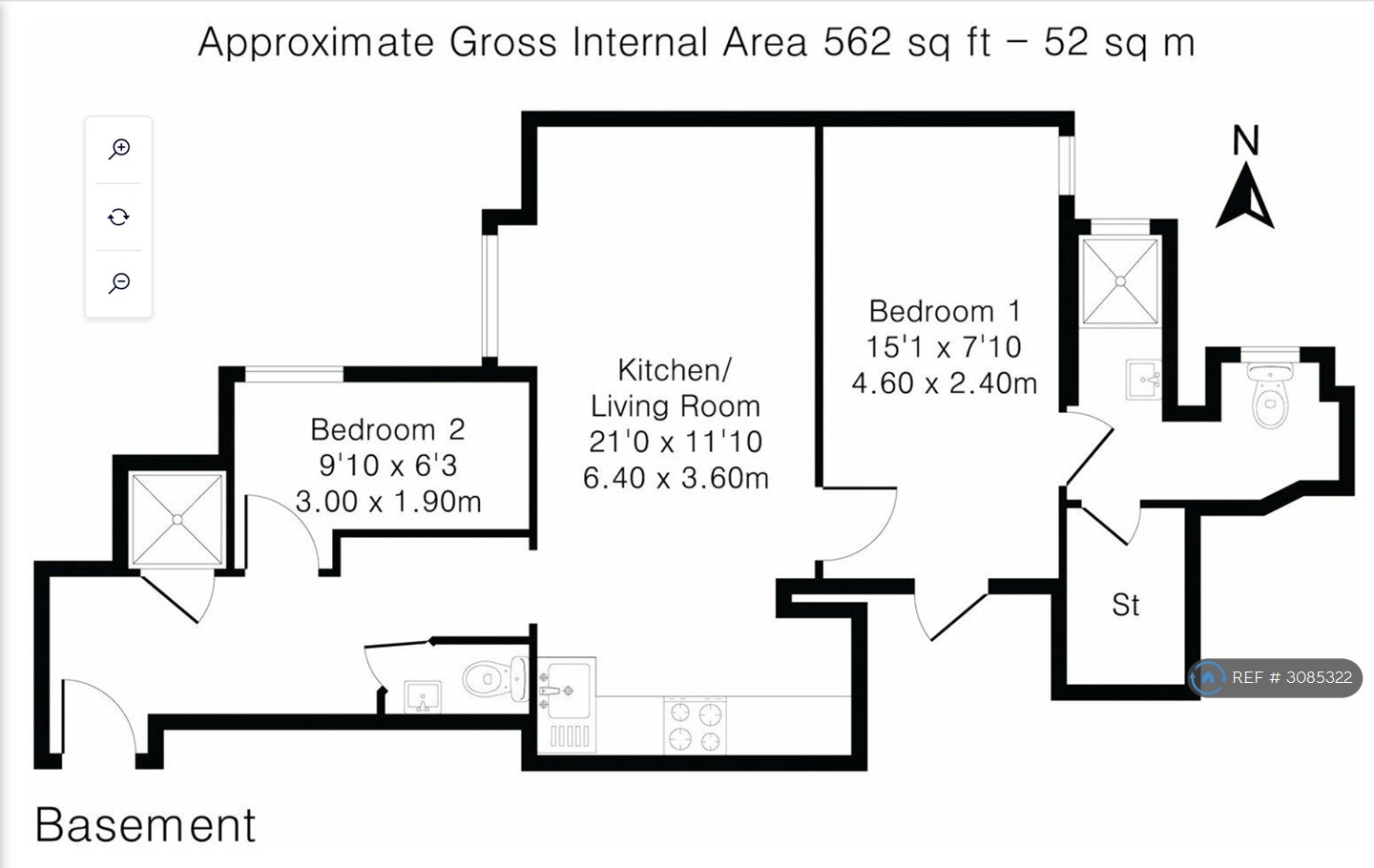 Linden Gardens, London floorplan