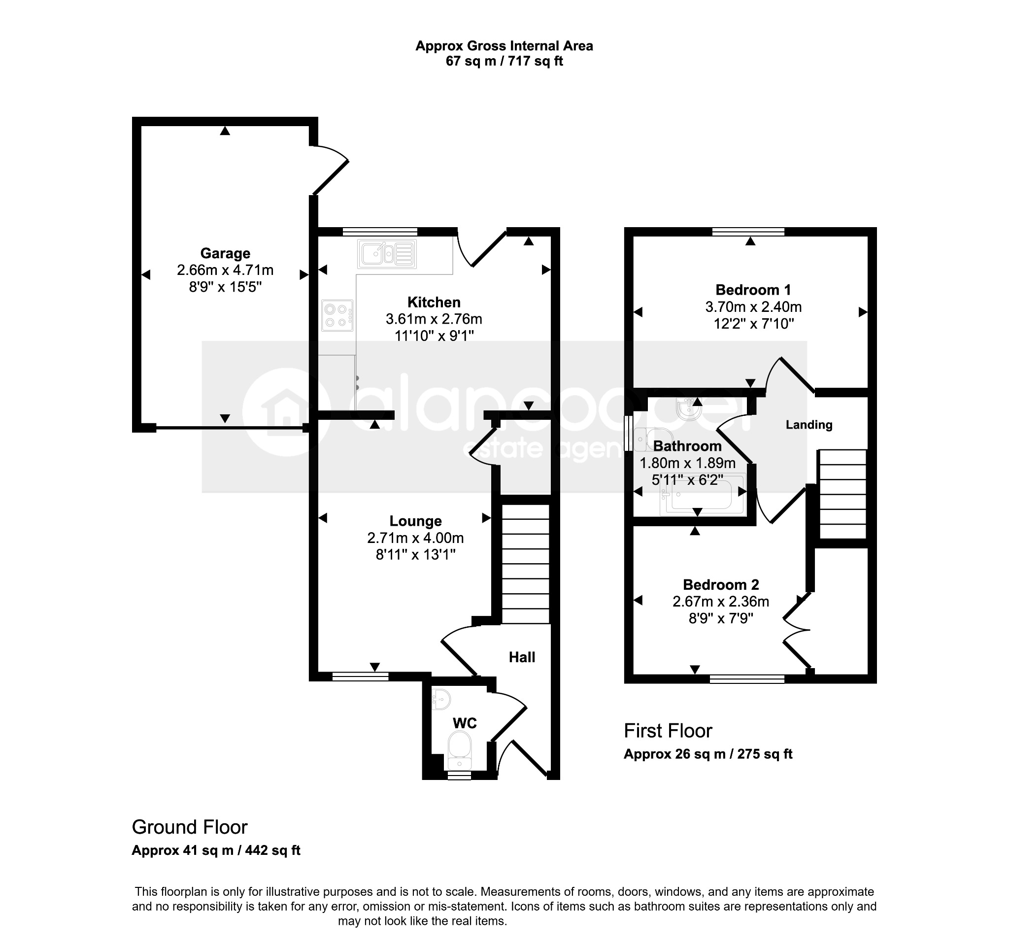 47, Upton Drive, Nuneaton floorplan