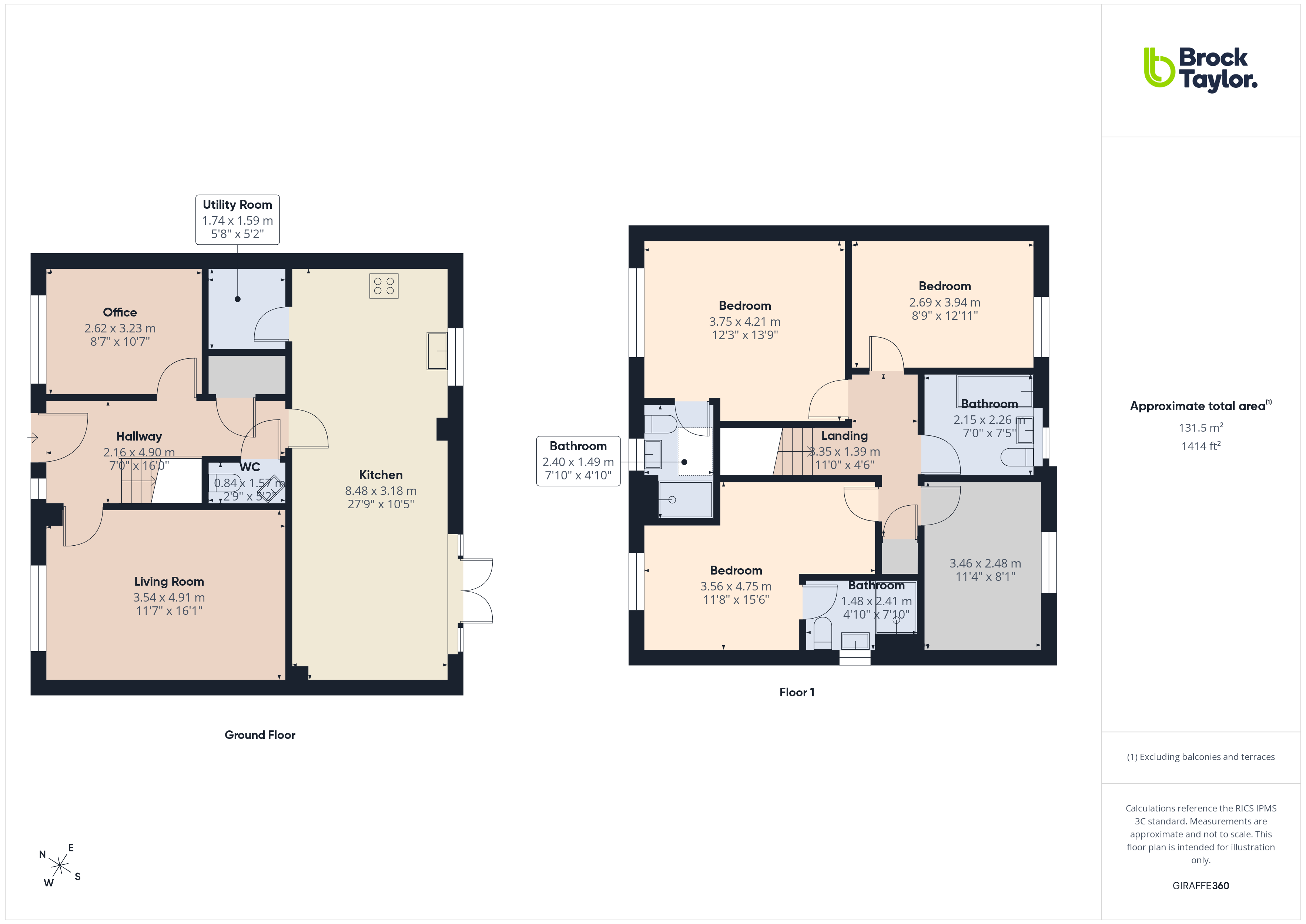74, Rookfield Road, Horsham floorplan