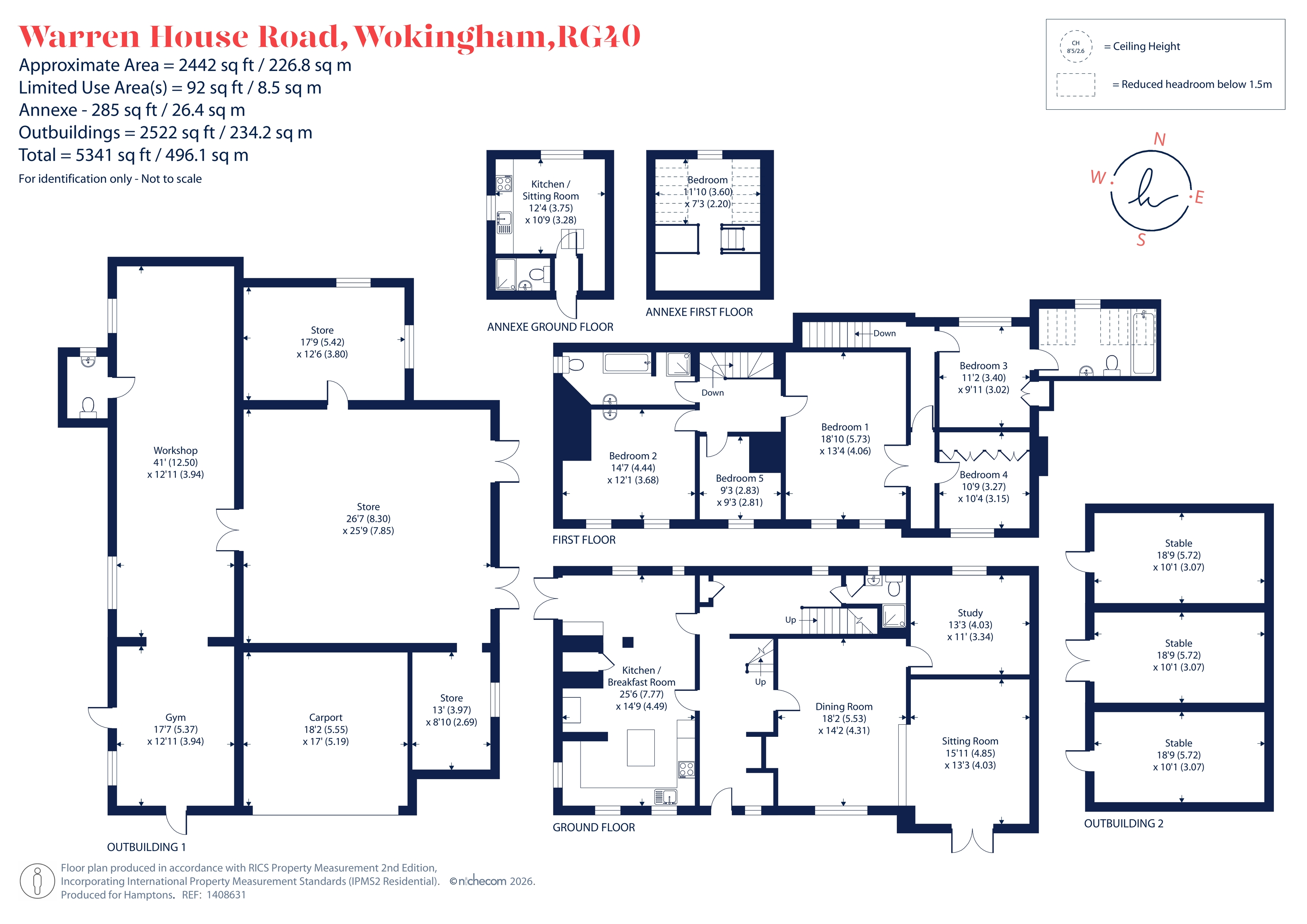 Rushtons Farm House, Warren House Road, Wokingham floorplan