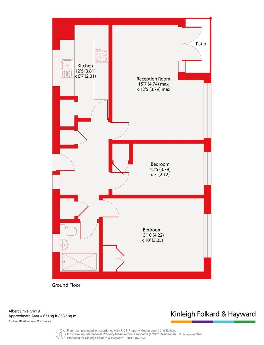 Flat 5, Allenswood,, Albert Drive, London floorplan