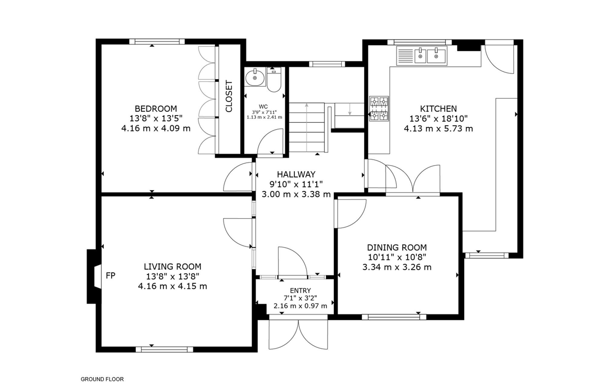 4 St. Thomas Well, Stirling floorplan
