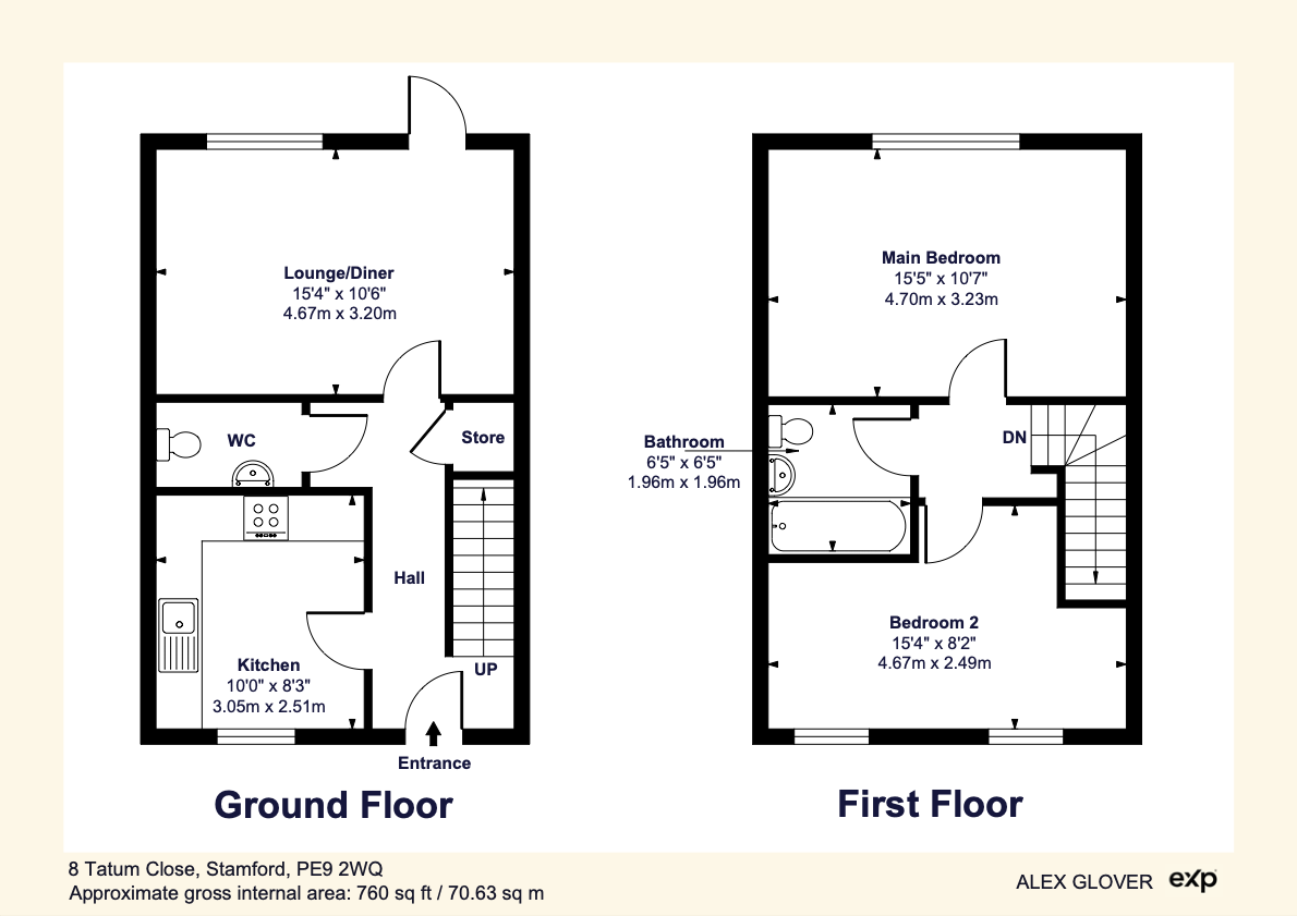 8, Tatum Close, Stamford floorplan