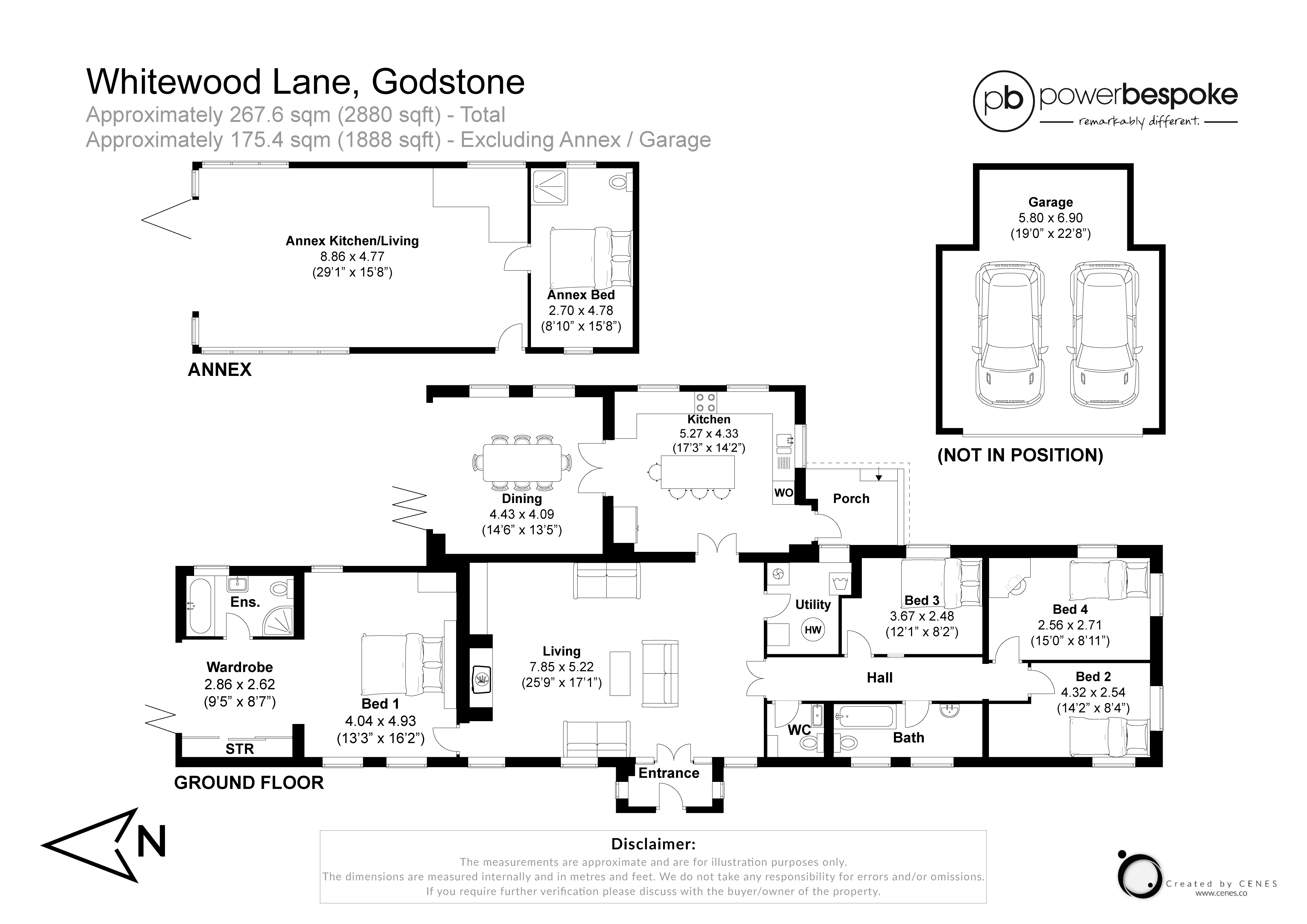 Grogley Halt, Whitewood Lane, South Godstone floorplan