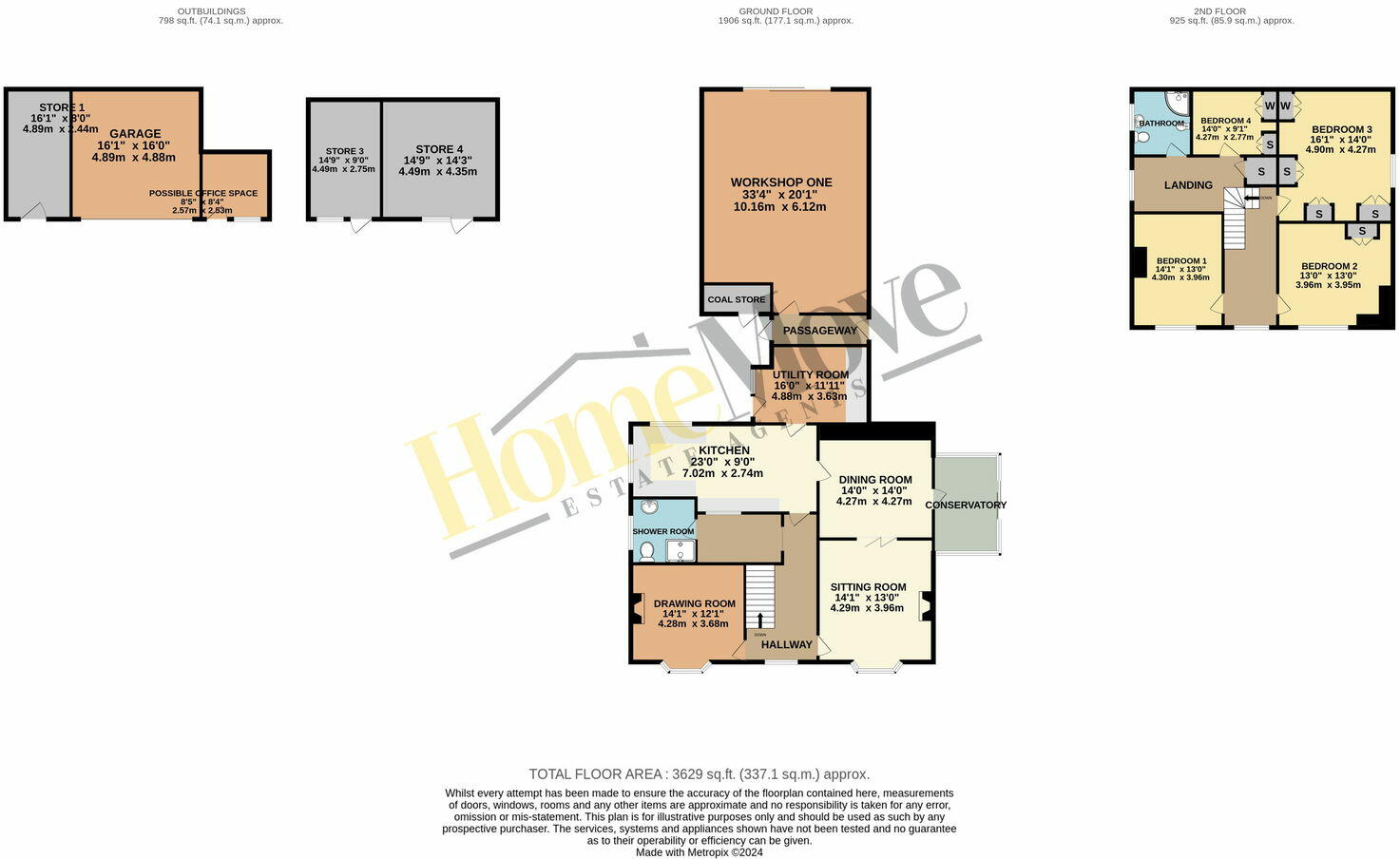 South Grange, Main Road, Louth floorplan