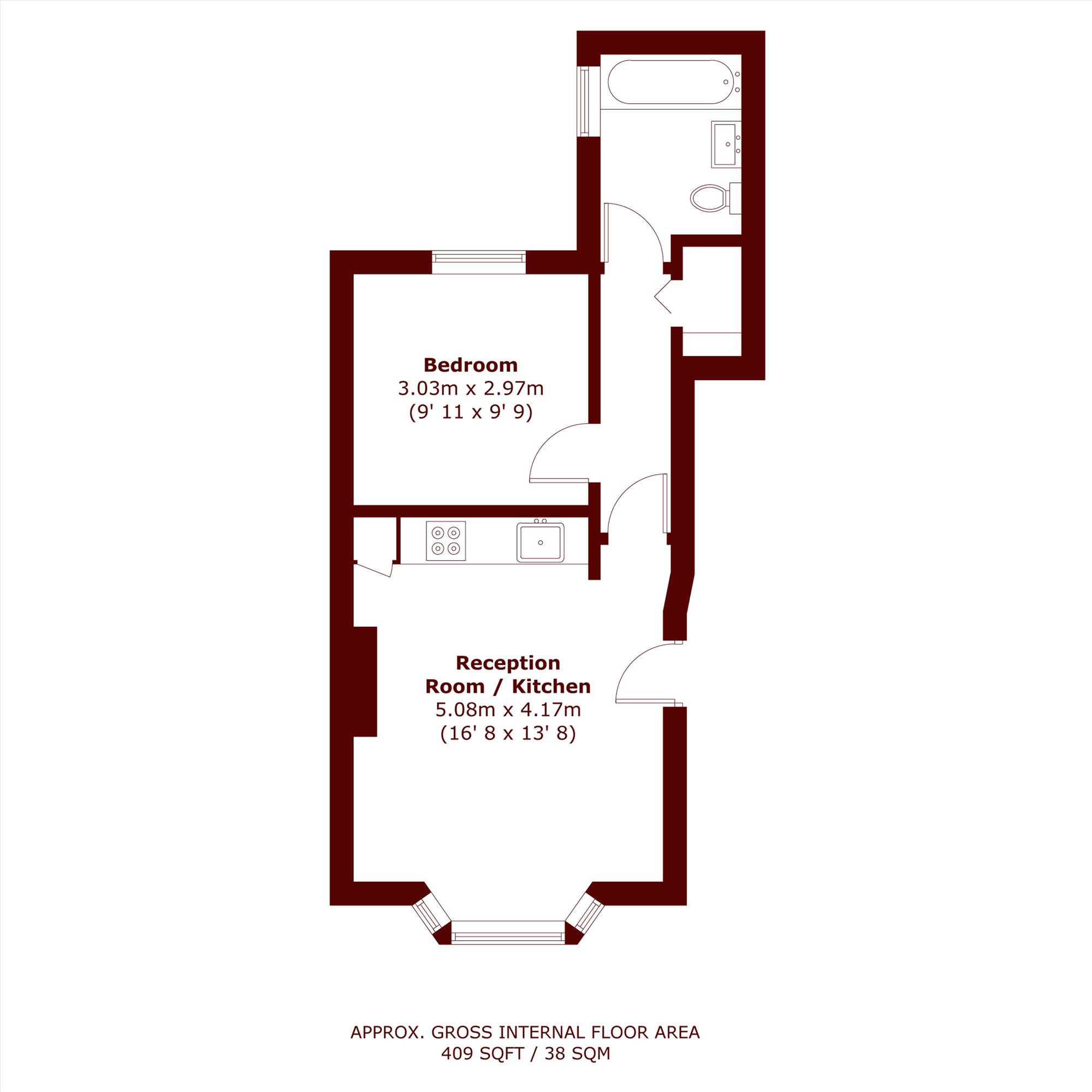 Arundel Terrace, London floorplan