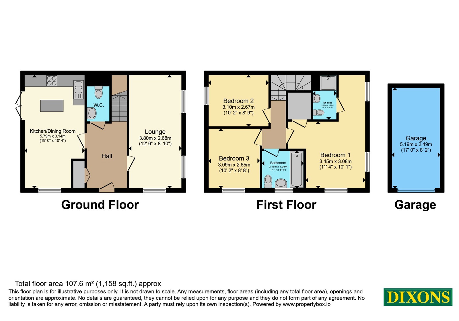 2, Bluebell Crescent, Kidderminster floorplan