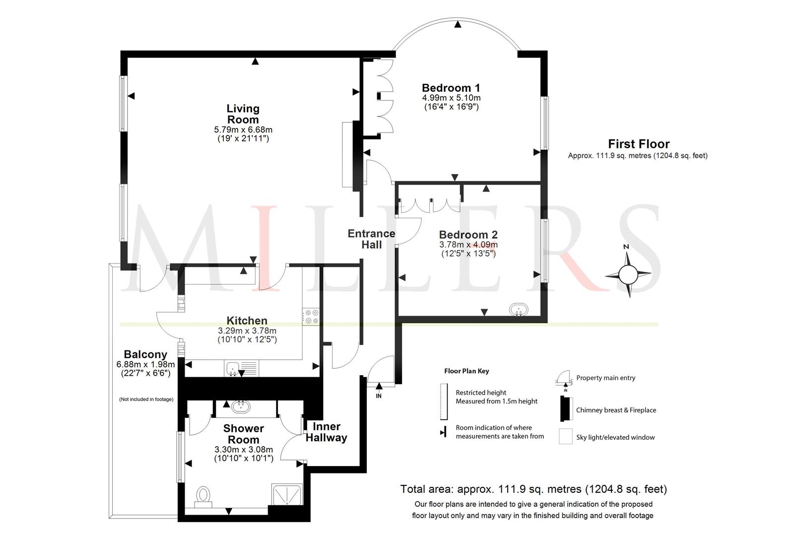 Apartment 3 Campions, Sheering Road, Old Harlow floorplan