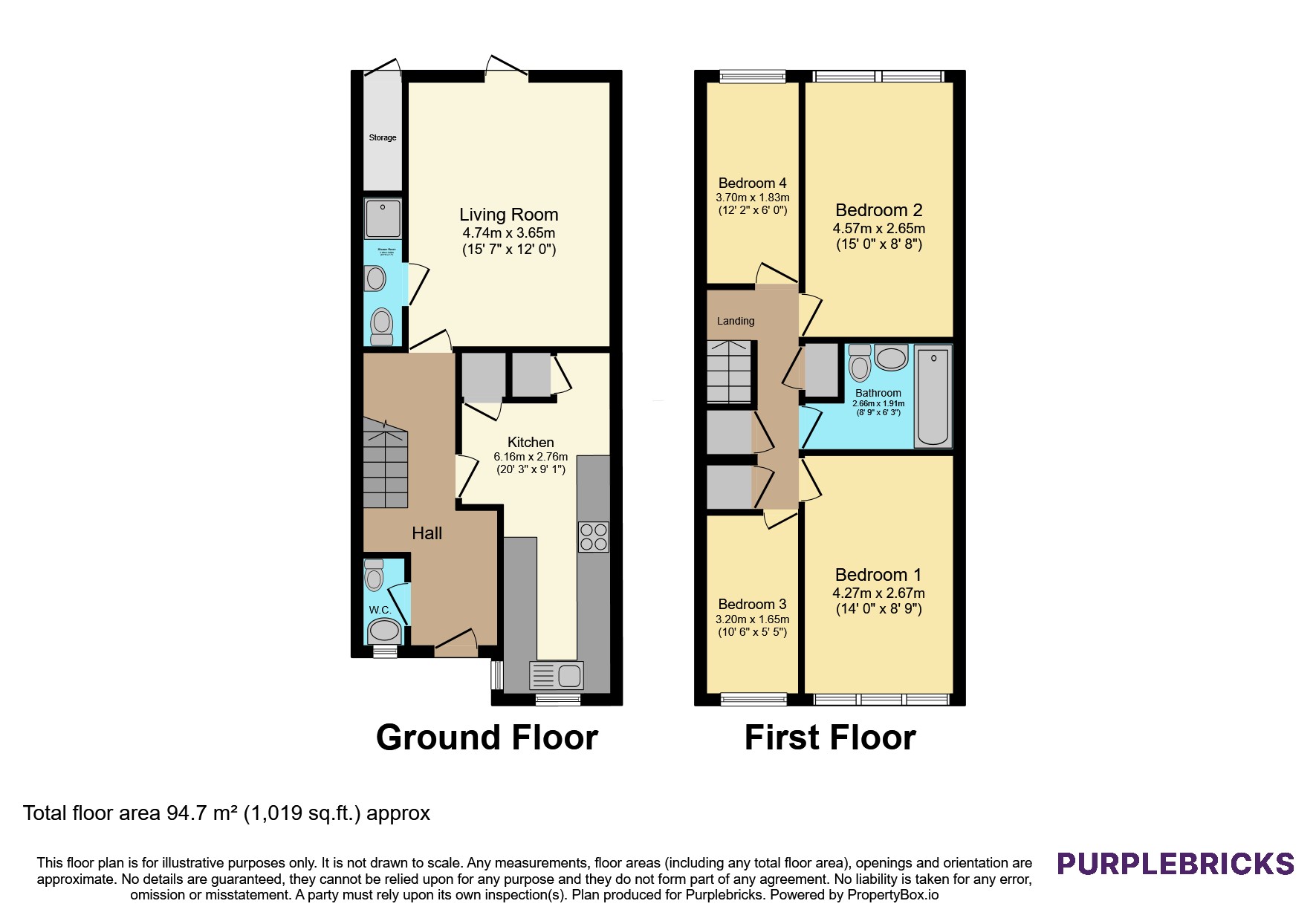 7, West Arbour Street, London floorplan