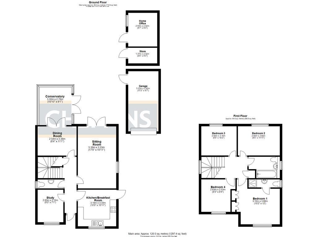 59, Ward Way, Witchford floorplan