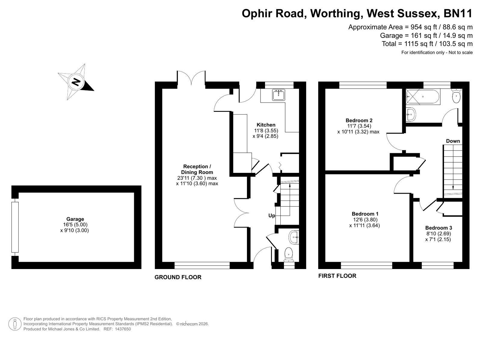 70, Ophir Road, West Sussex floorplan