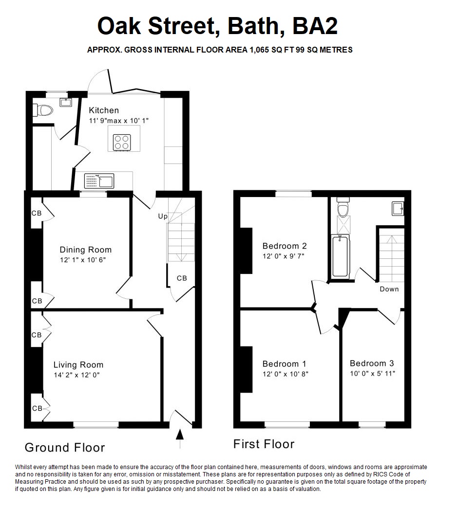 3 Bedrooms End terrace house for sale in Oak Street, Bath, Somerset BA2