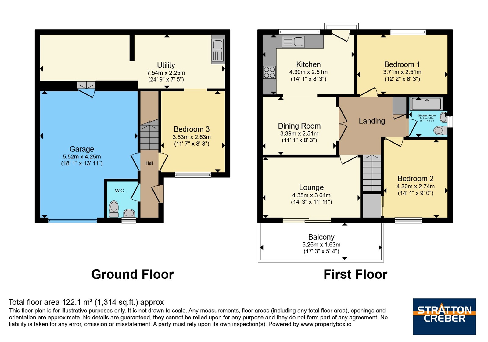 55, Penwithick Park, St. Austell floorplan