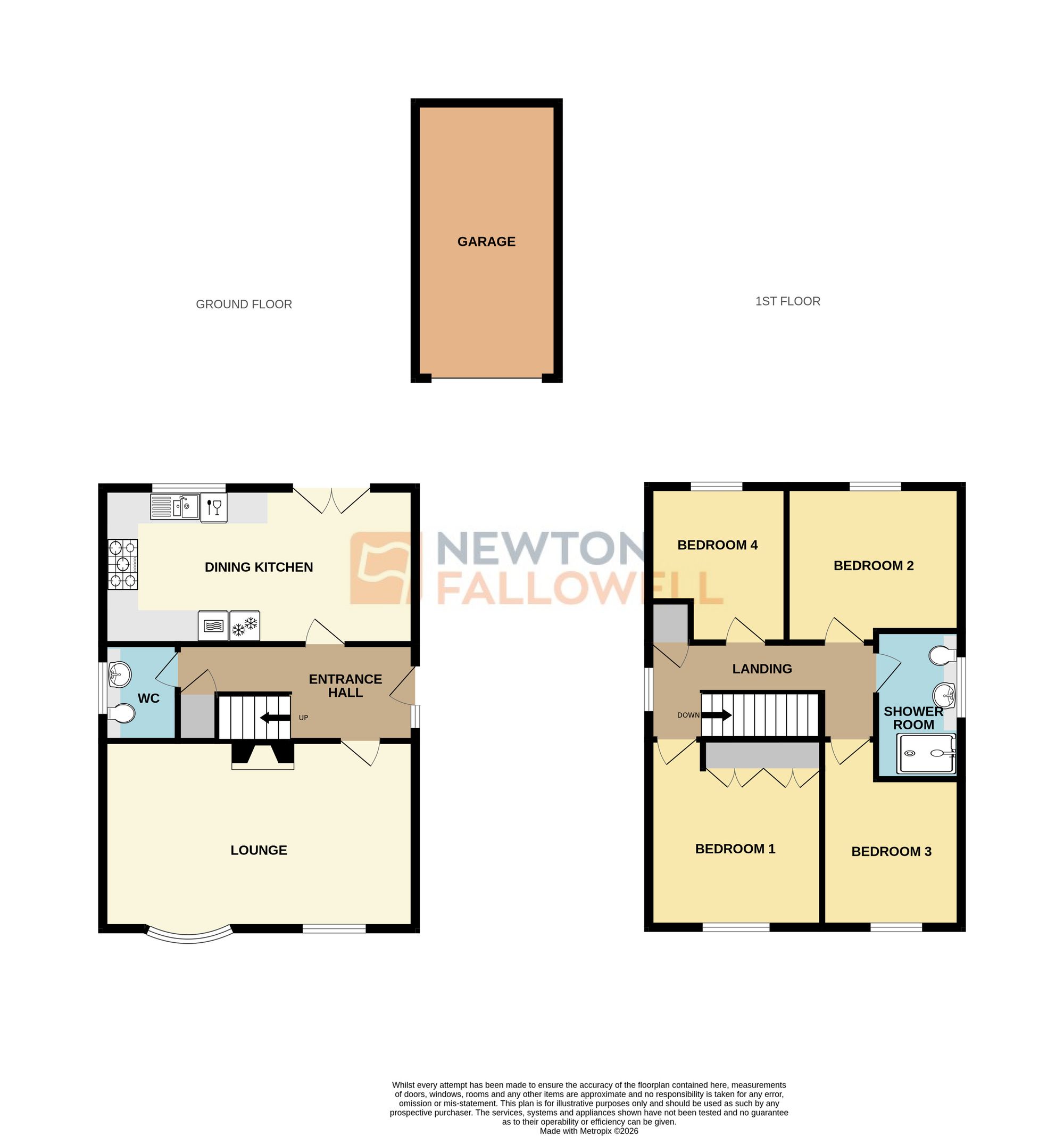 6 Ringrose Close, Newark floorplan