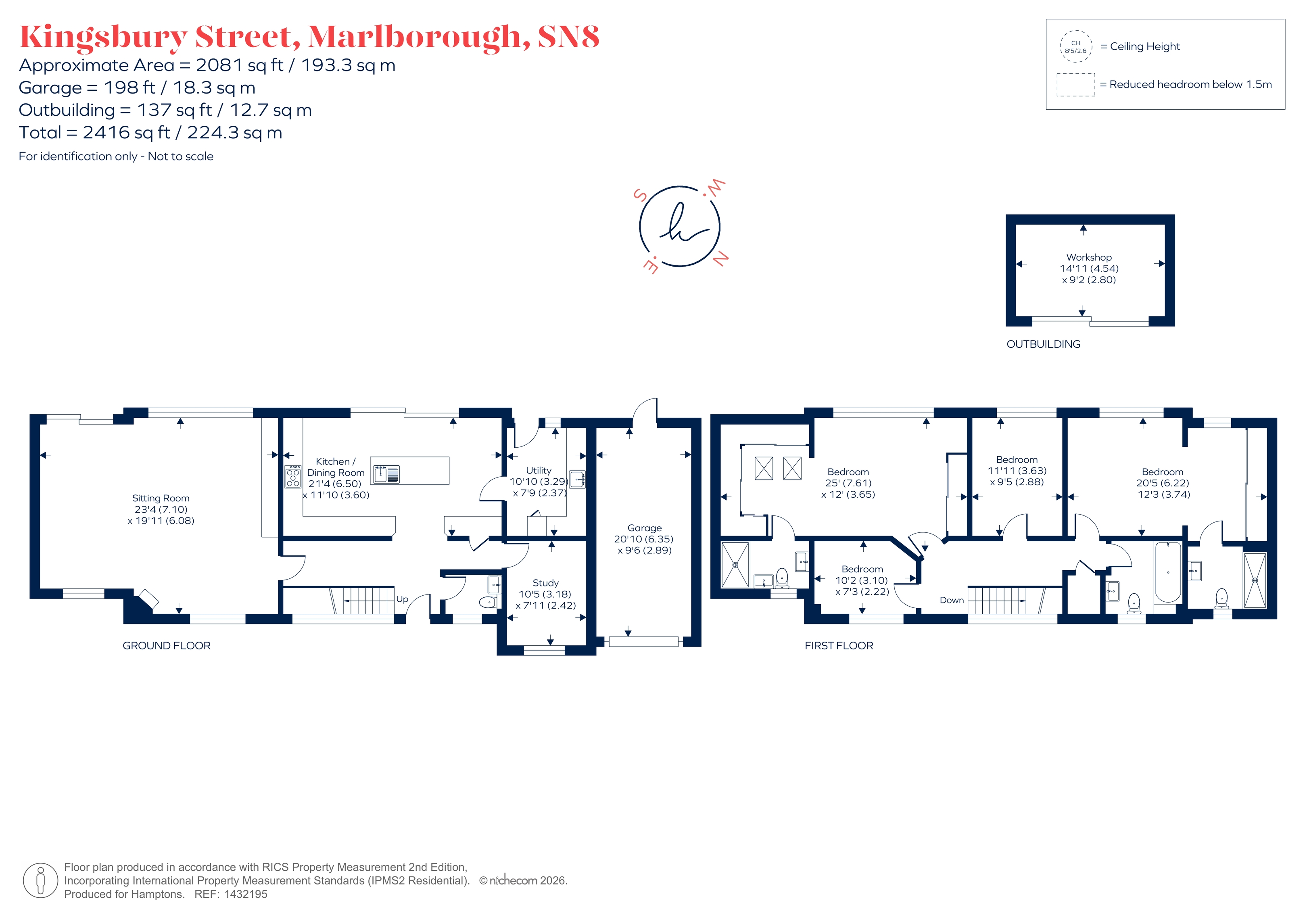 Nowell House, Kingsbury Street, Marlborough floorplan