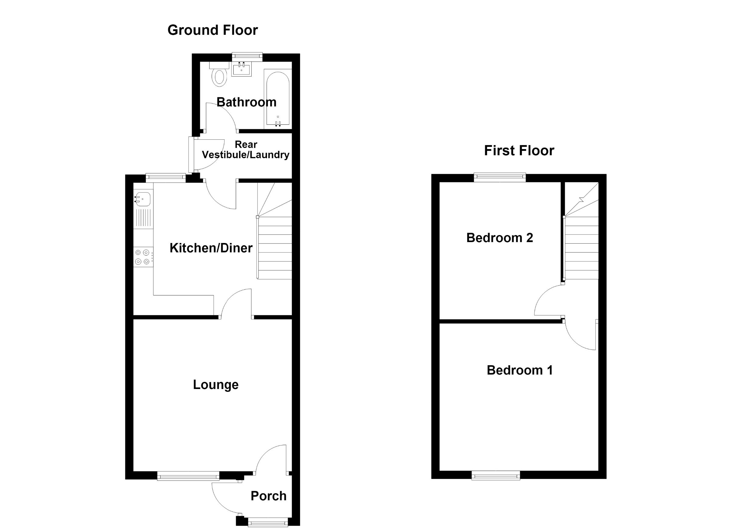 8 St Johns Terrace, Morecambe floorplan