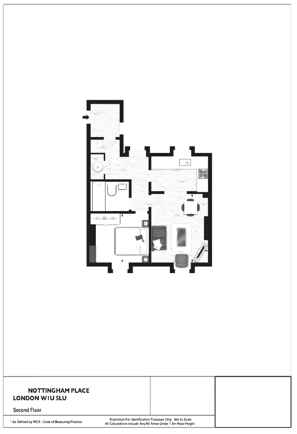 1 Bedrooms Flat to rent in Nottingham Place, London W1U