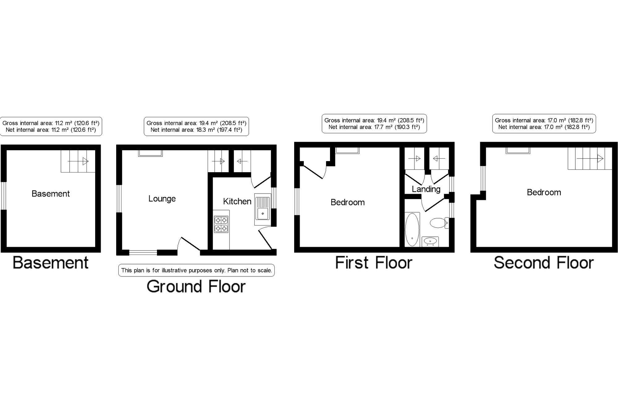 2 Bedrooms Terraced house for sale in Sandling Road, Maidstone ME14