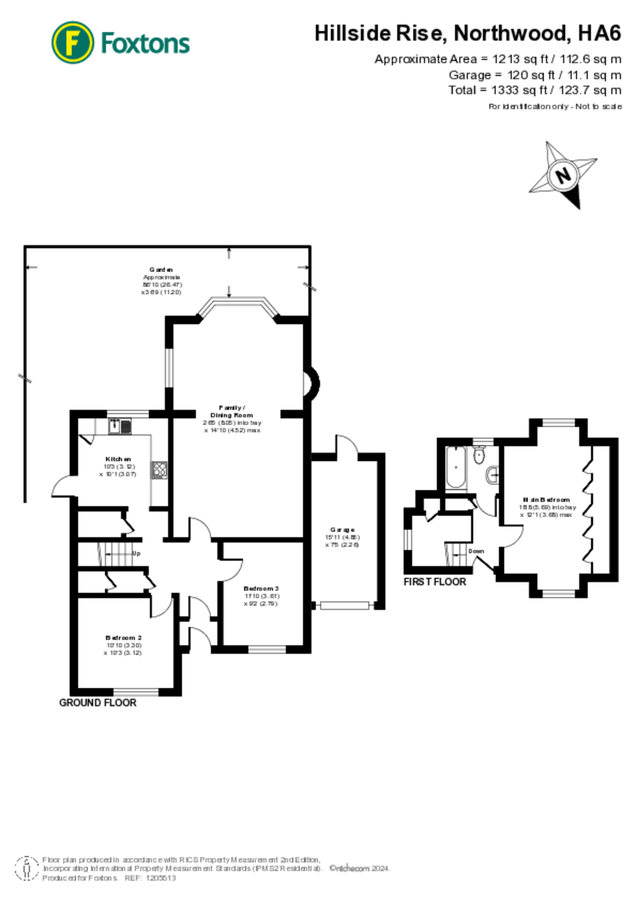 Hillside Rise, Northwood floorplan