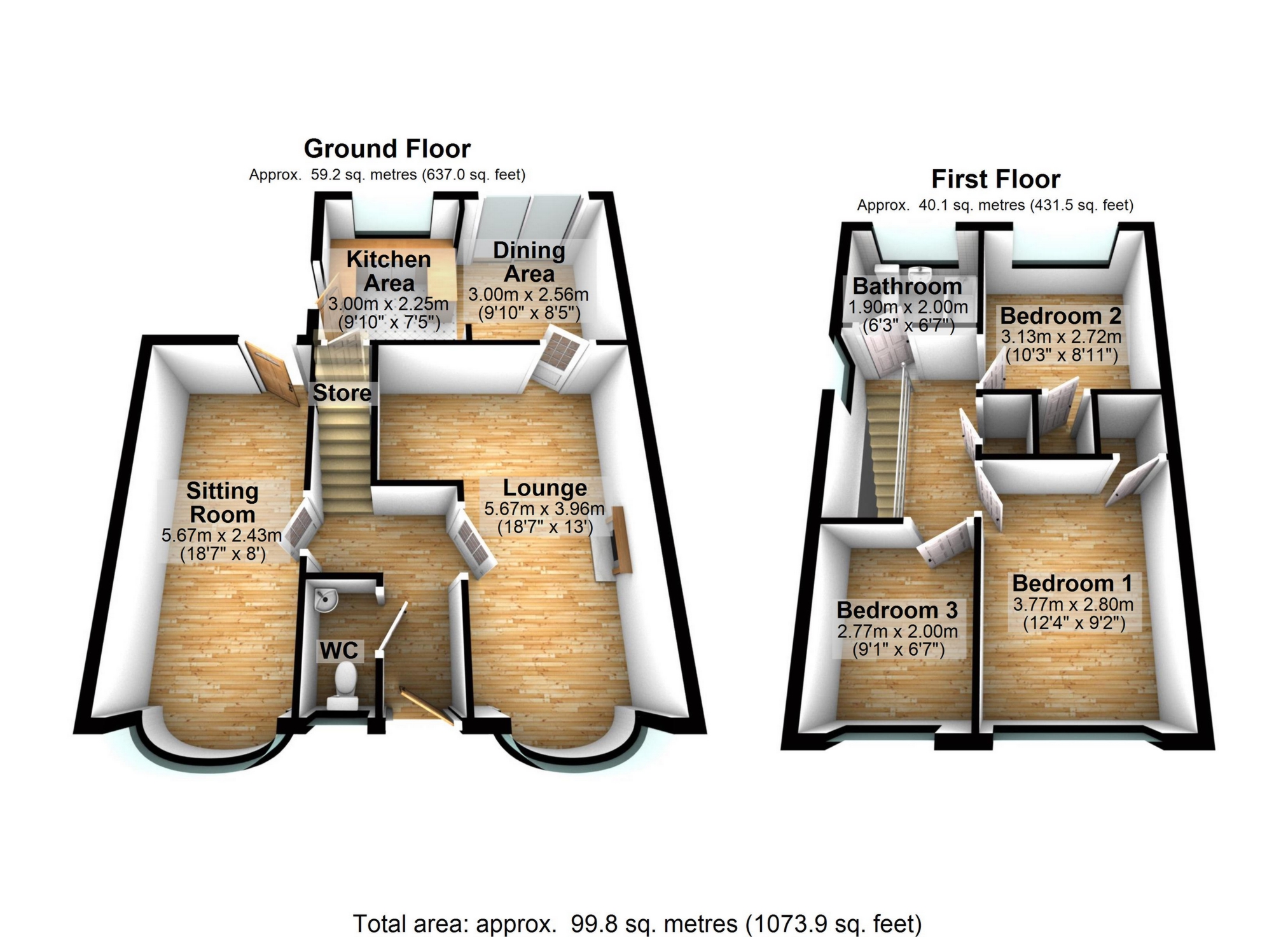 Homefield Avenue, Deal CT14, 3 bedroom detached house for sale