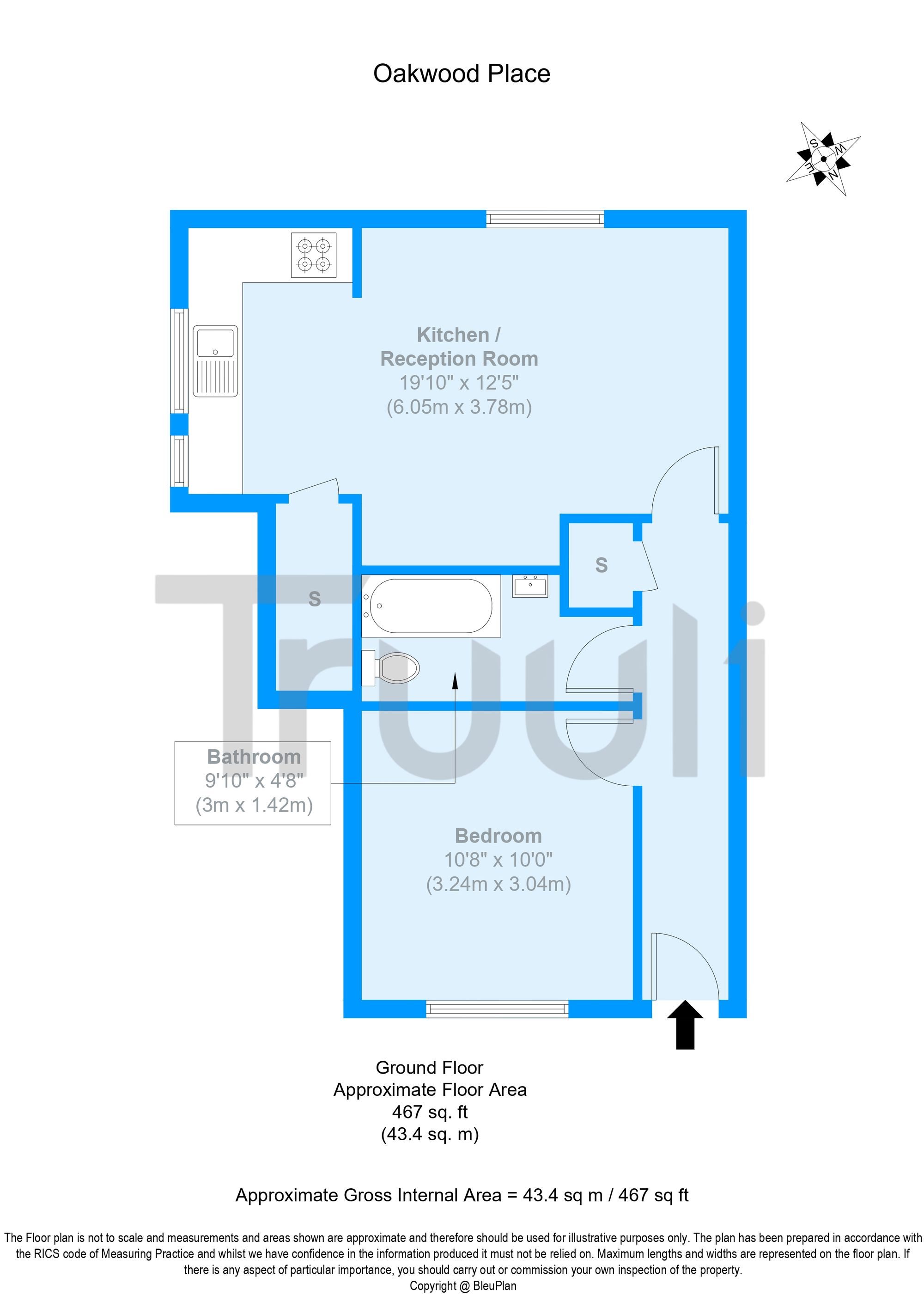 15 Oakwood Place, Croydon floorplan