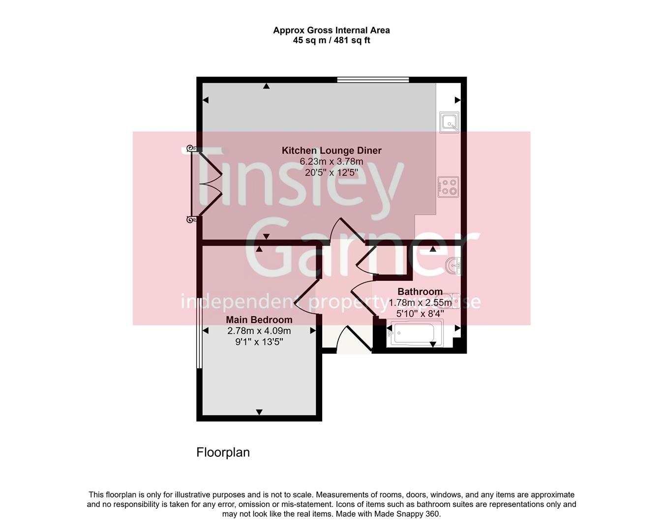 18 Reliant House, Margaret Street, Stone floorplan