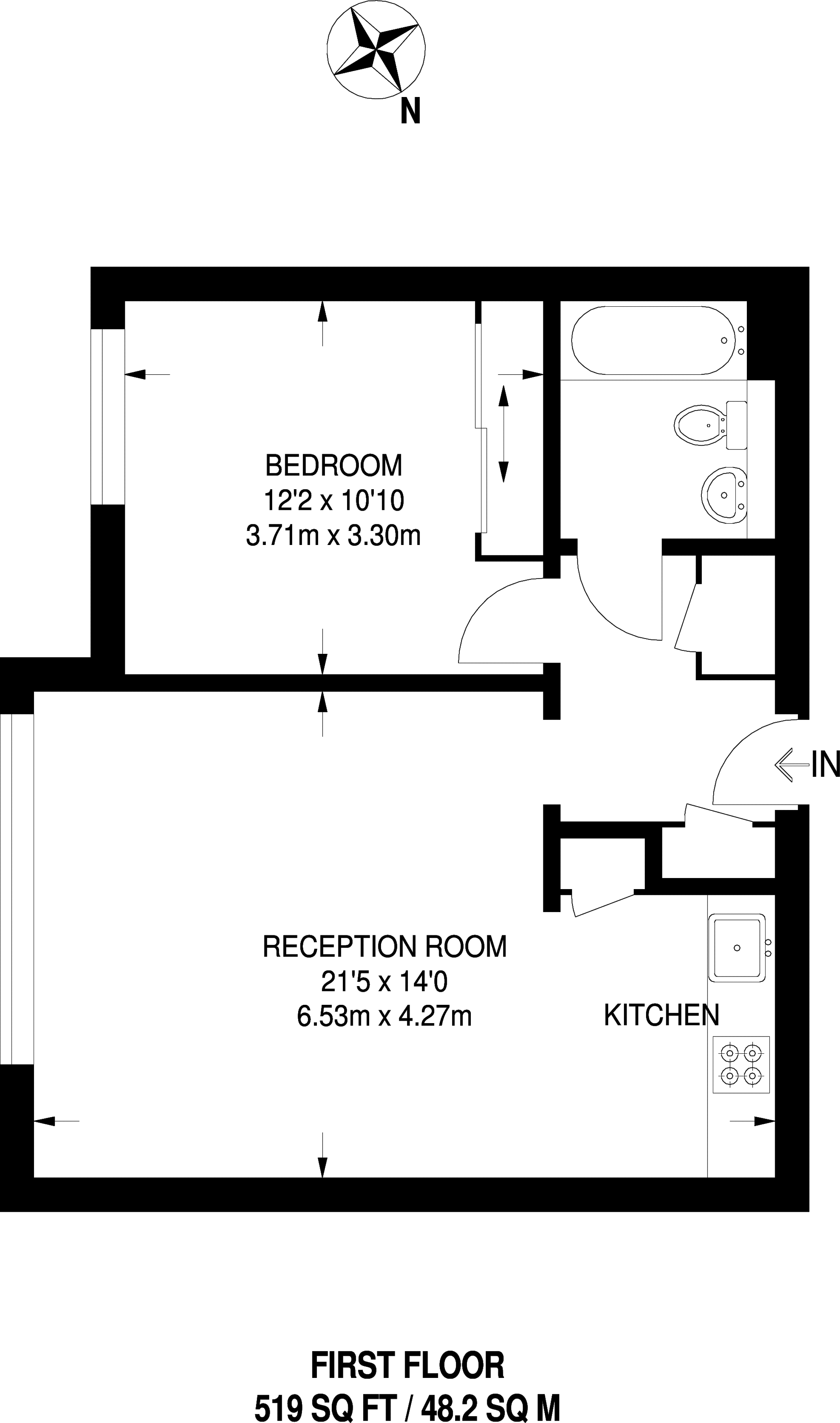 Borland Road, Nunhead, London SE15, 1 bedroom flat for sale 65967738