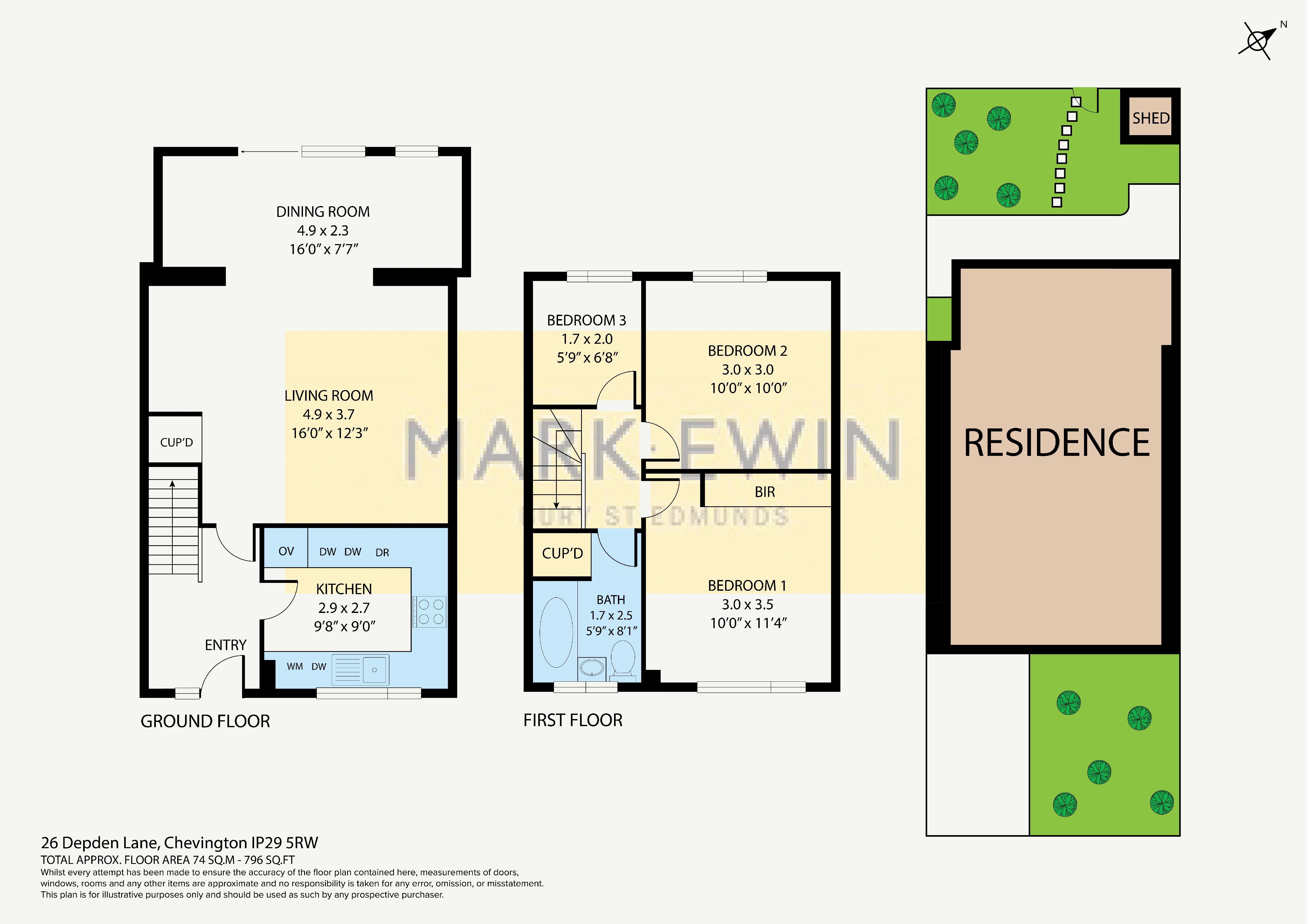 26, Depden Lane, Bury St. Edmunds floorplan
