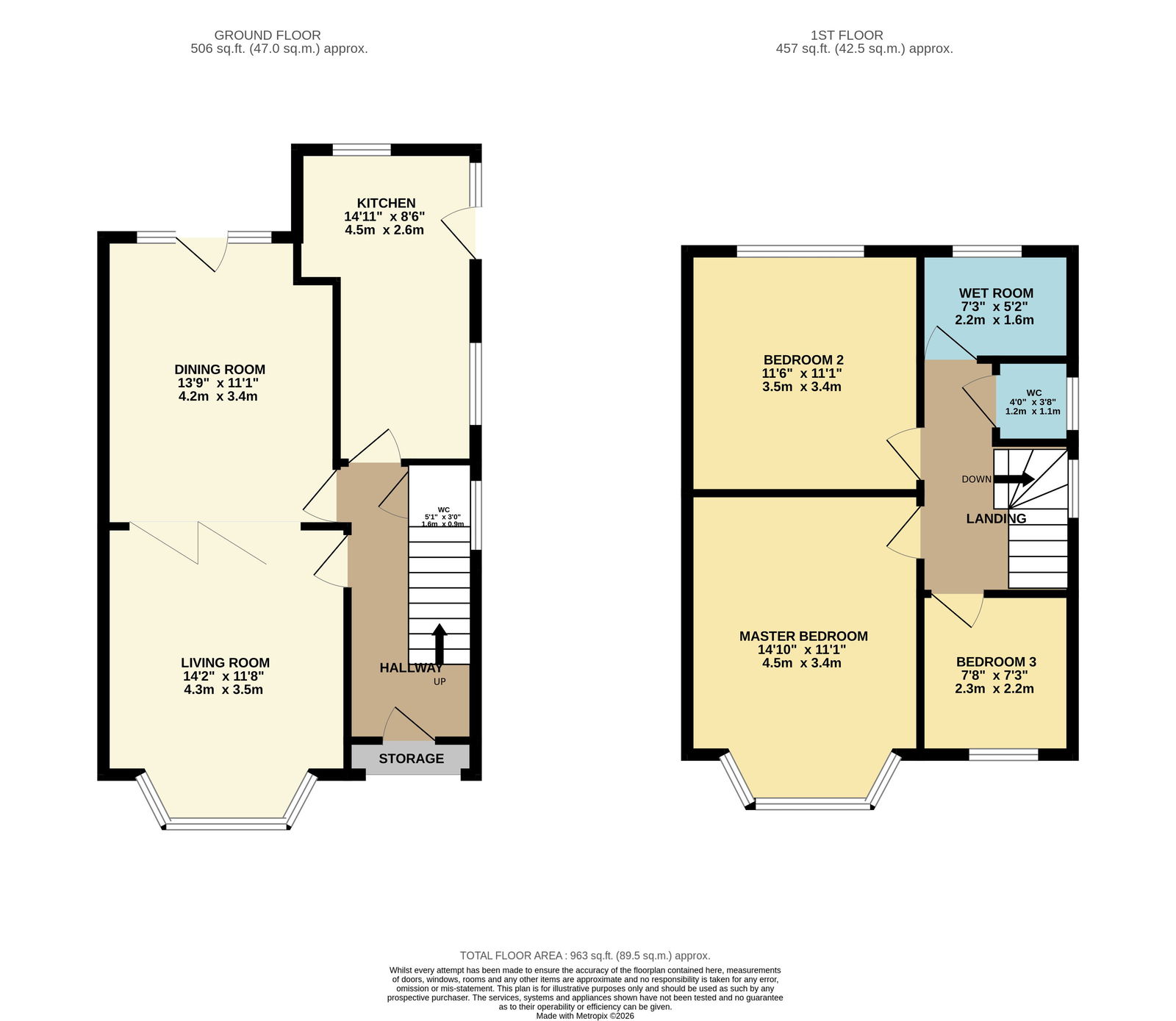 96, Broadstone Road, Stockport floorplan