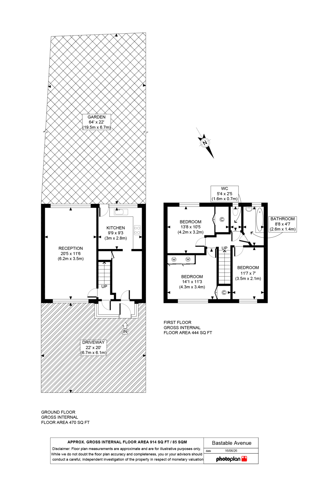 296, Bastable Avenue, BARKING floorplan