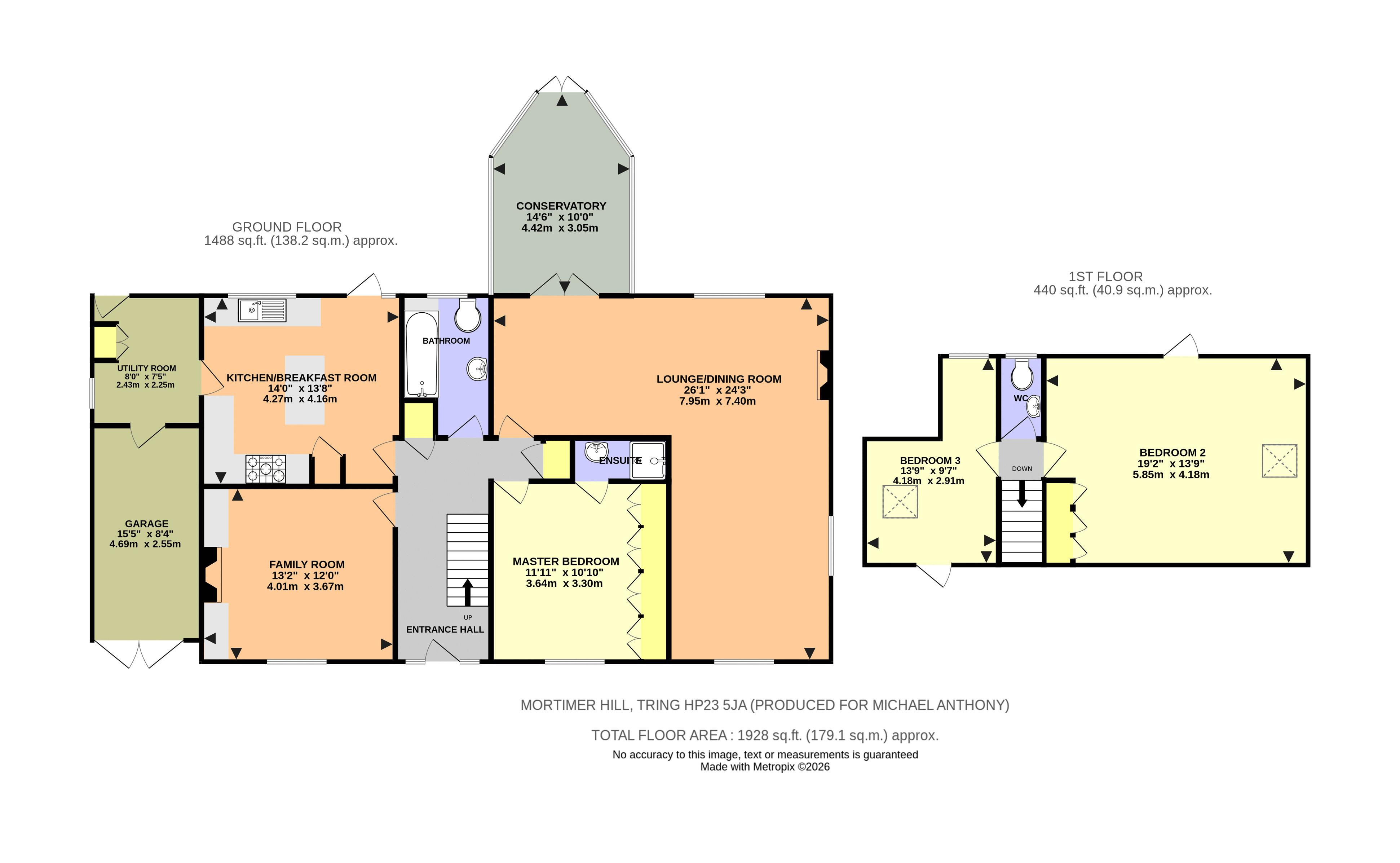 53, Mortimer Hill, Tring floorplan