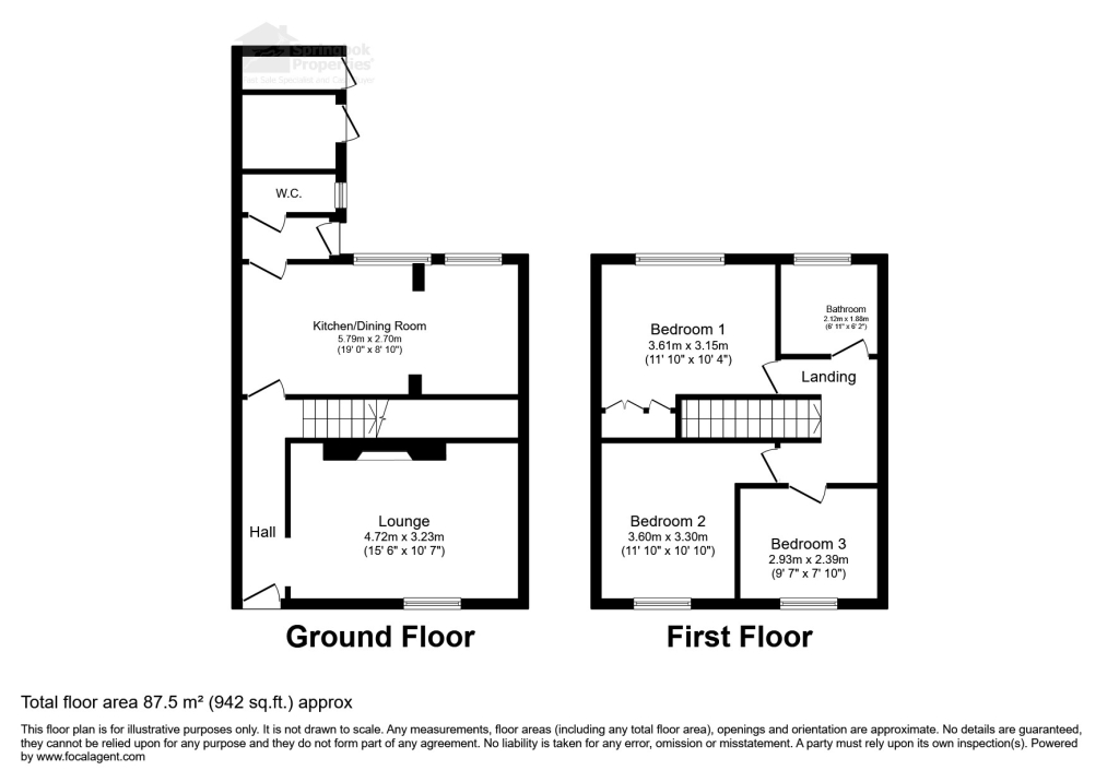 42, Barn Close, Telford floorplan