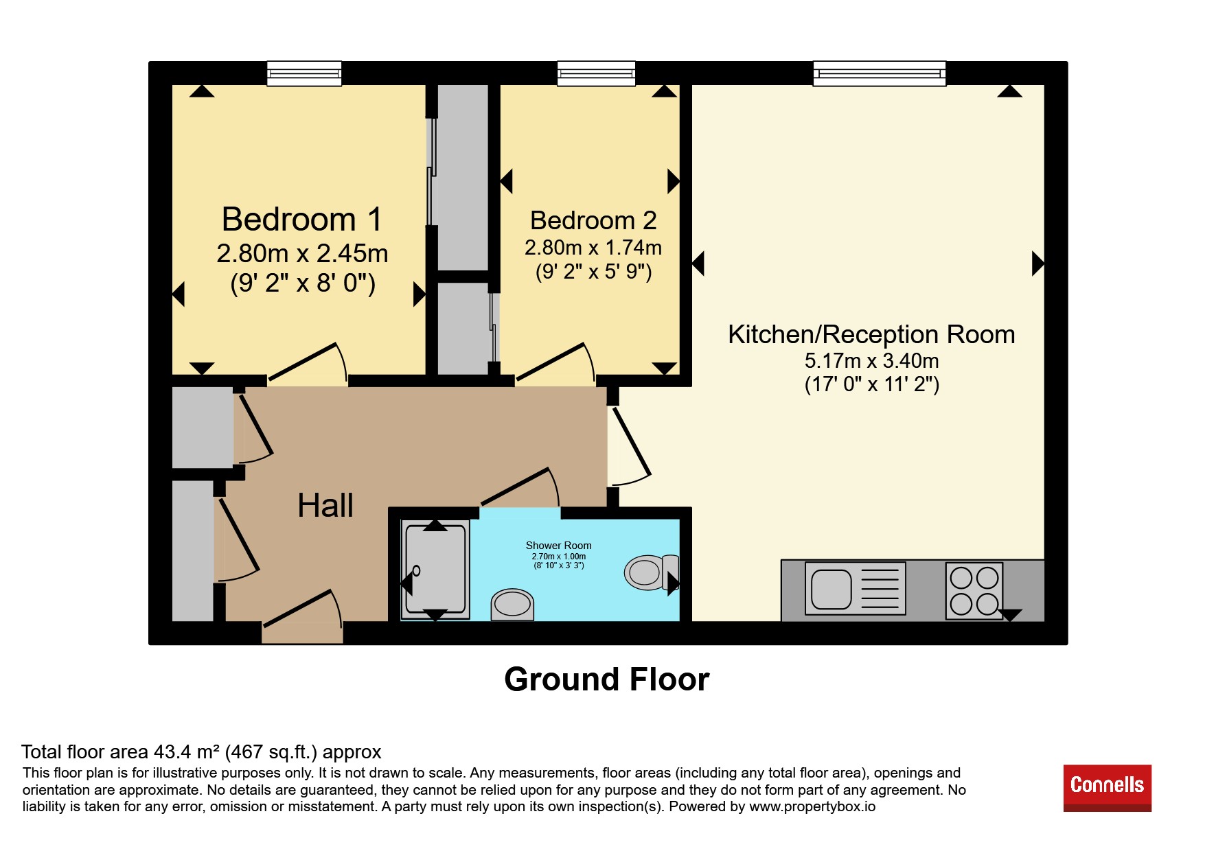 17, Scarsdale Way, Grantham floorplan